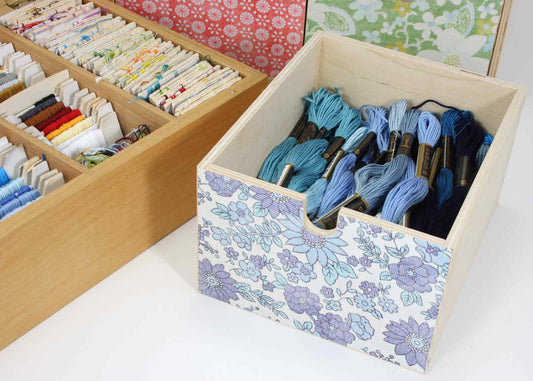 How to organise embroidery threads - a complete system