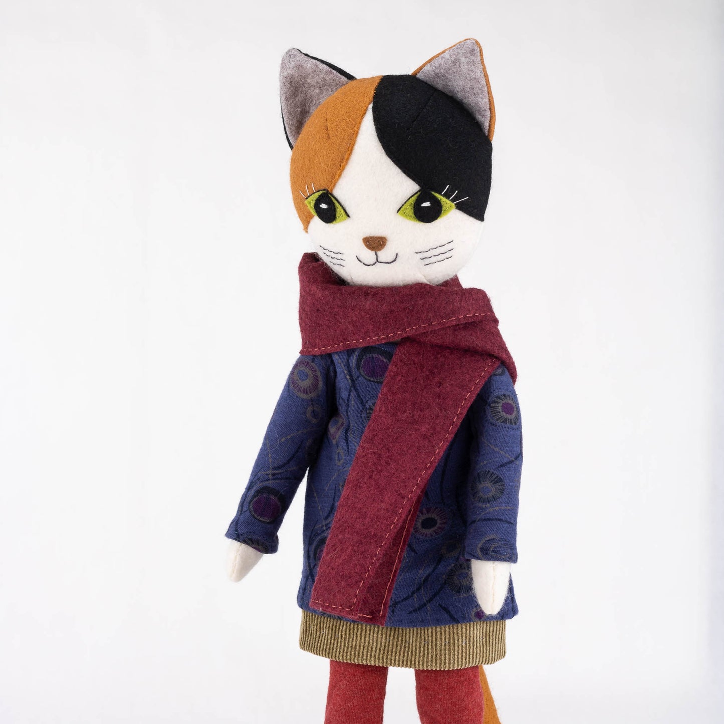 Puffin Cat Doll with Summer & Autumn Outfits Pattern Bundle