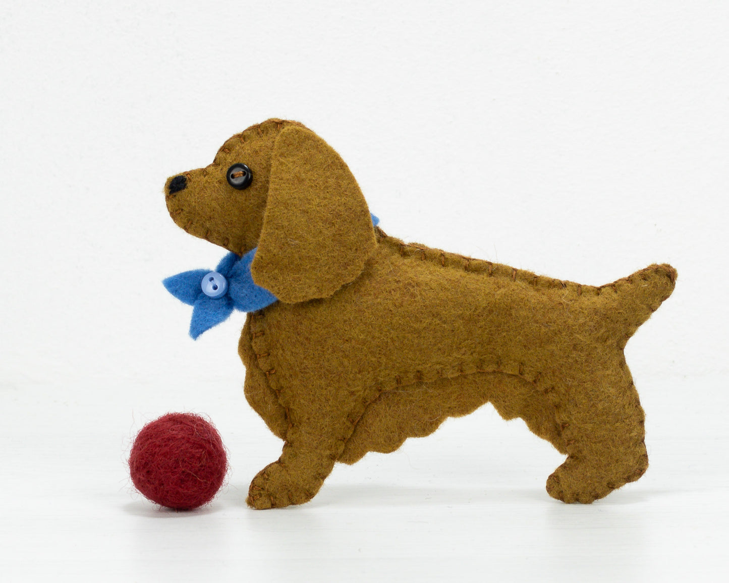 English Cocker Spaniel Felt Sewing Pattern