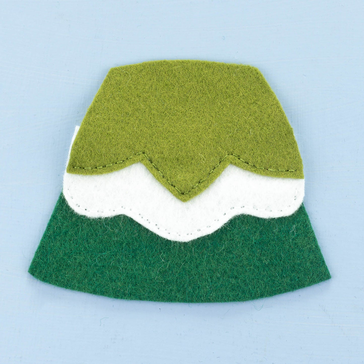 Christmas Tree Felt Ornament Sewing Pattern