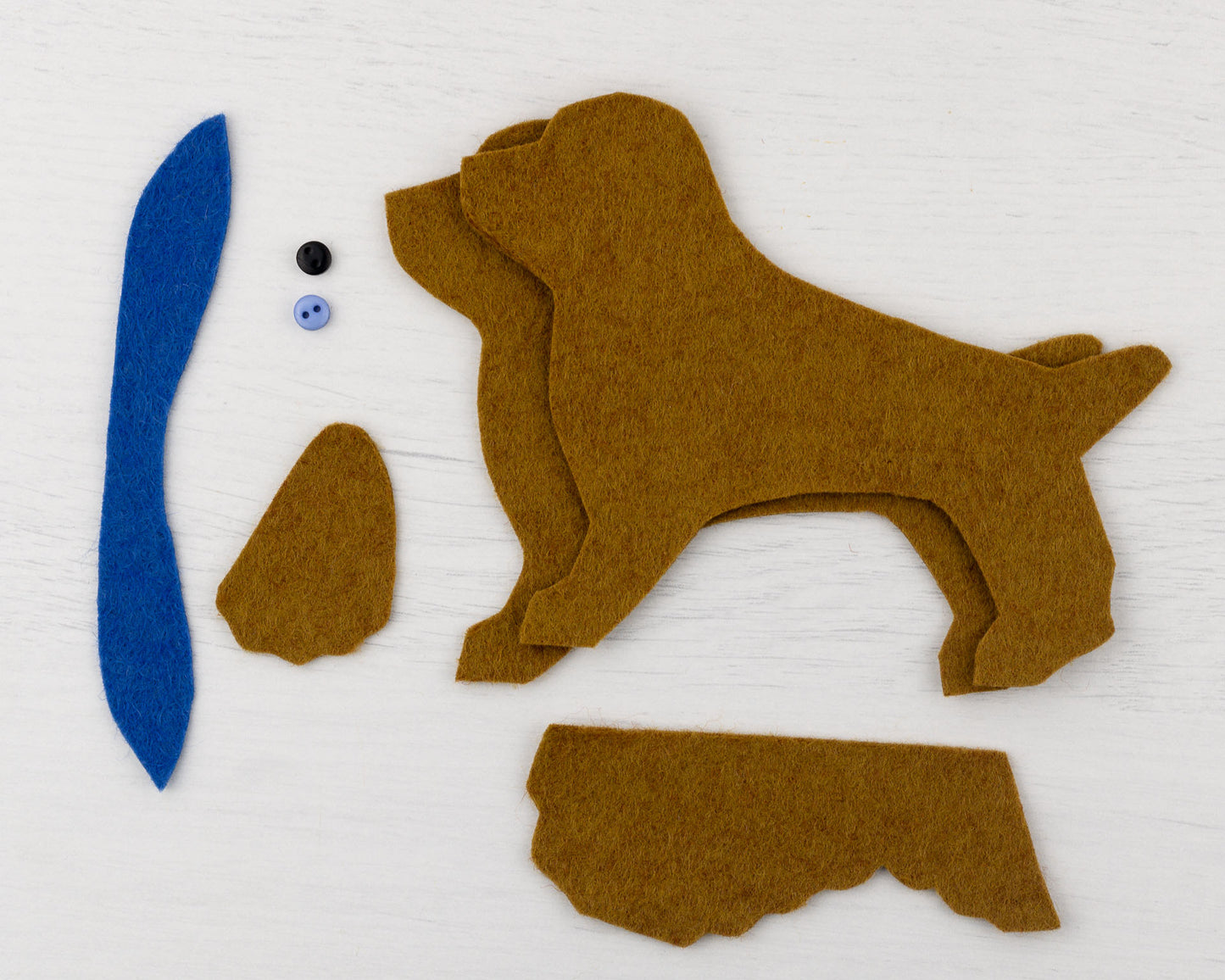 English Cocker Spaniel Felt Sewing Pattern