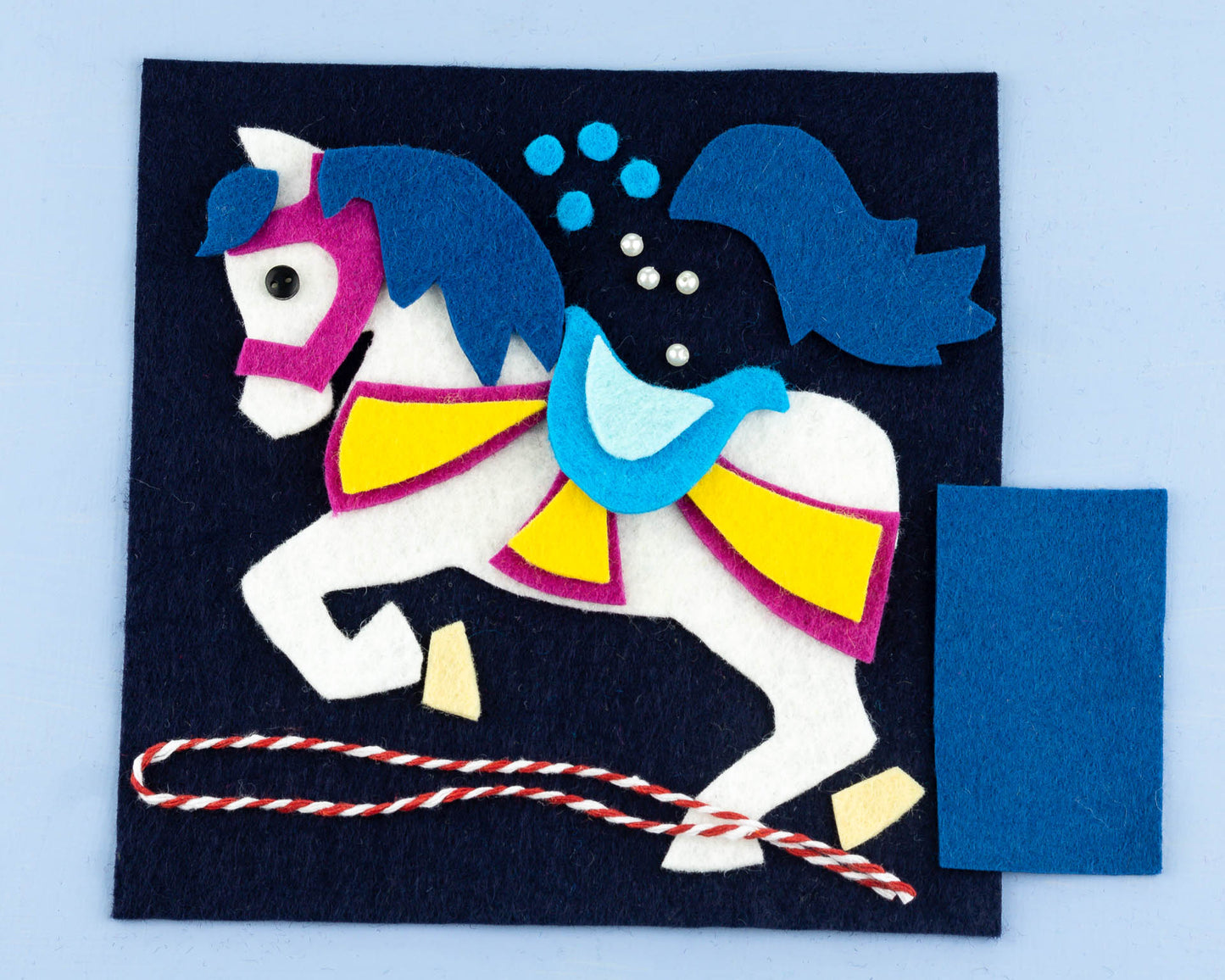 Carousel Horse Felt Ornament Sewing Pattern