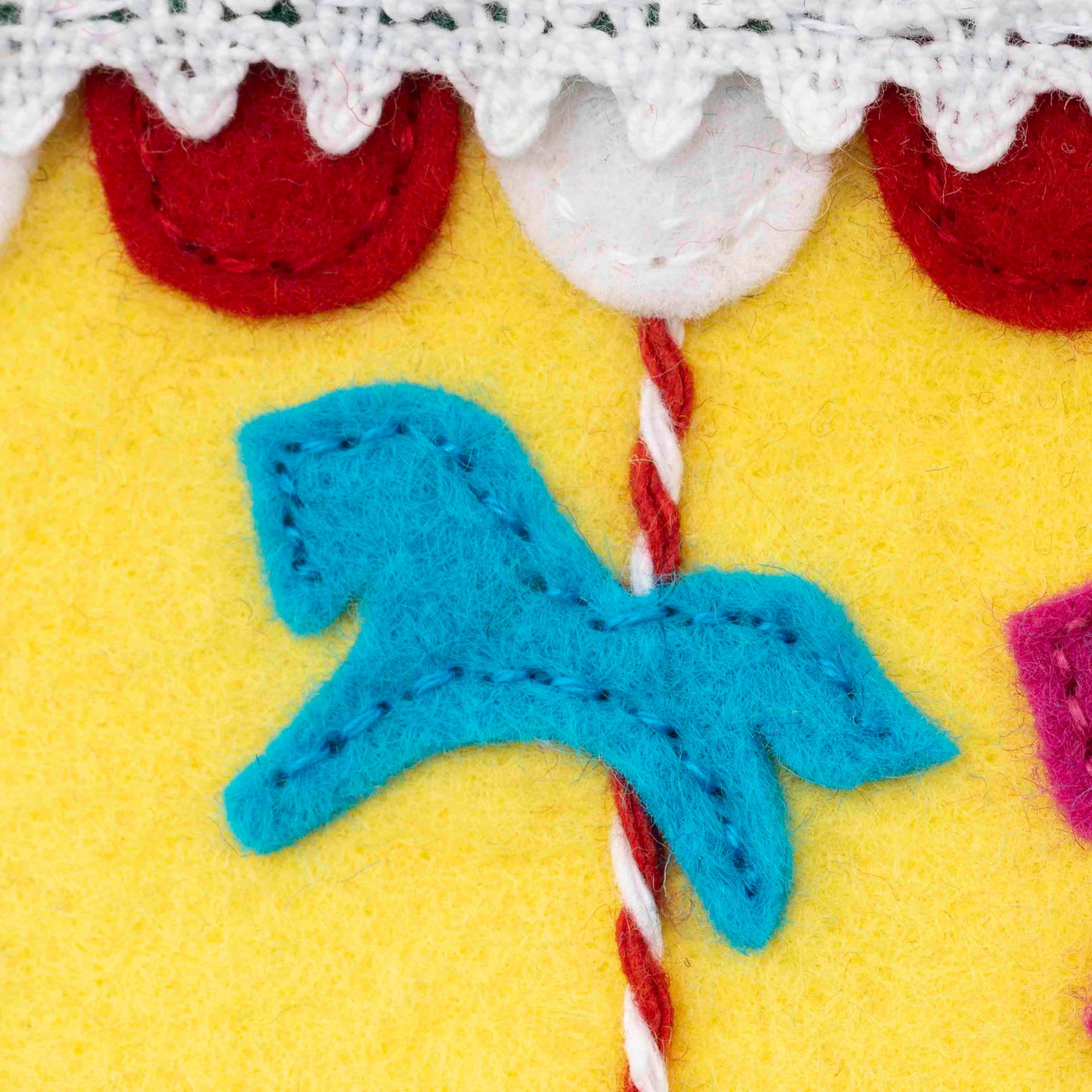 Carousel Felt Christmas Ornament Sewing Pattern