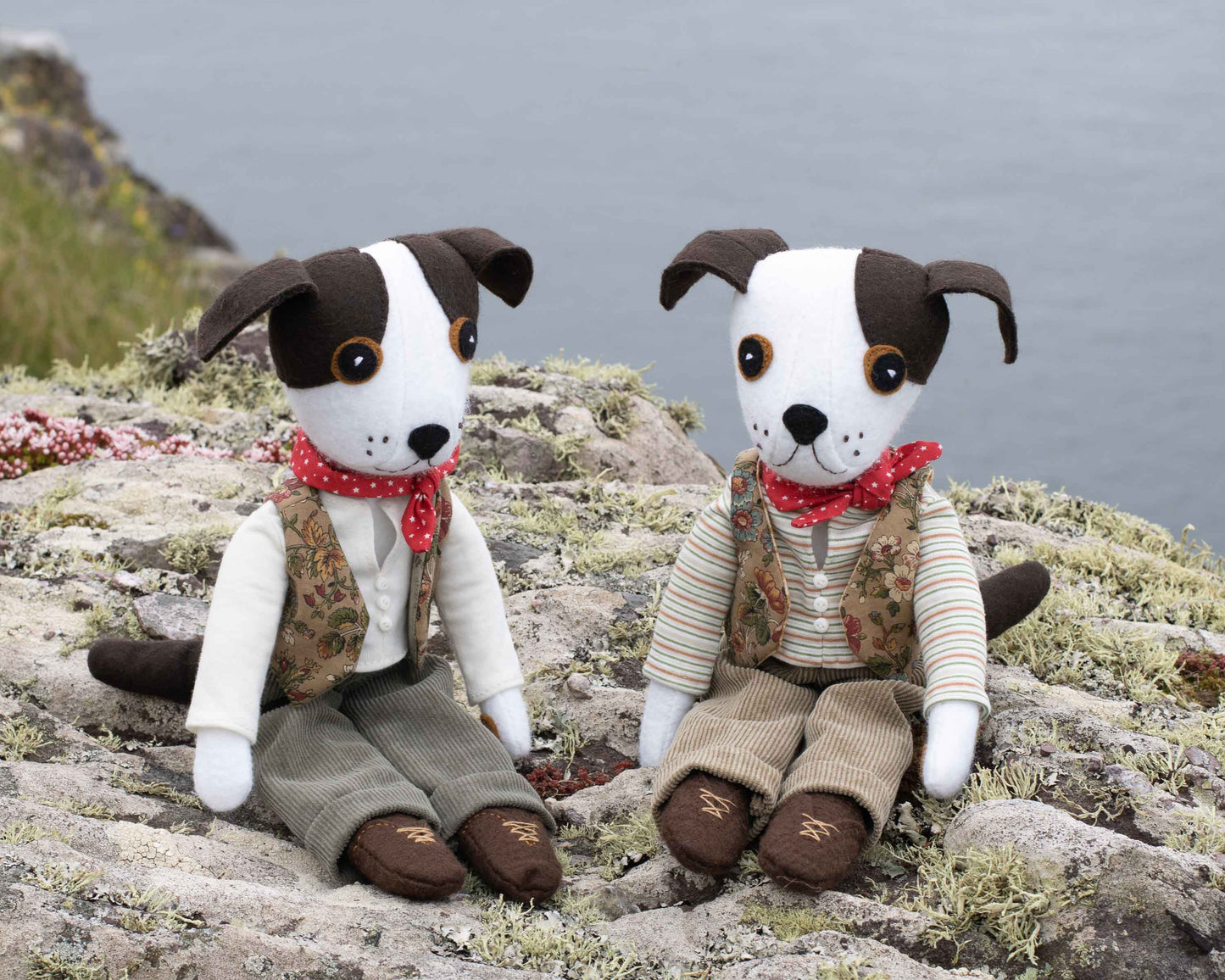 4 Felt Dolls Pattern Bundle