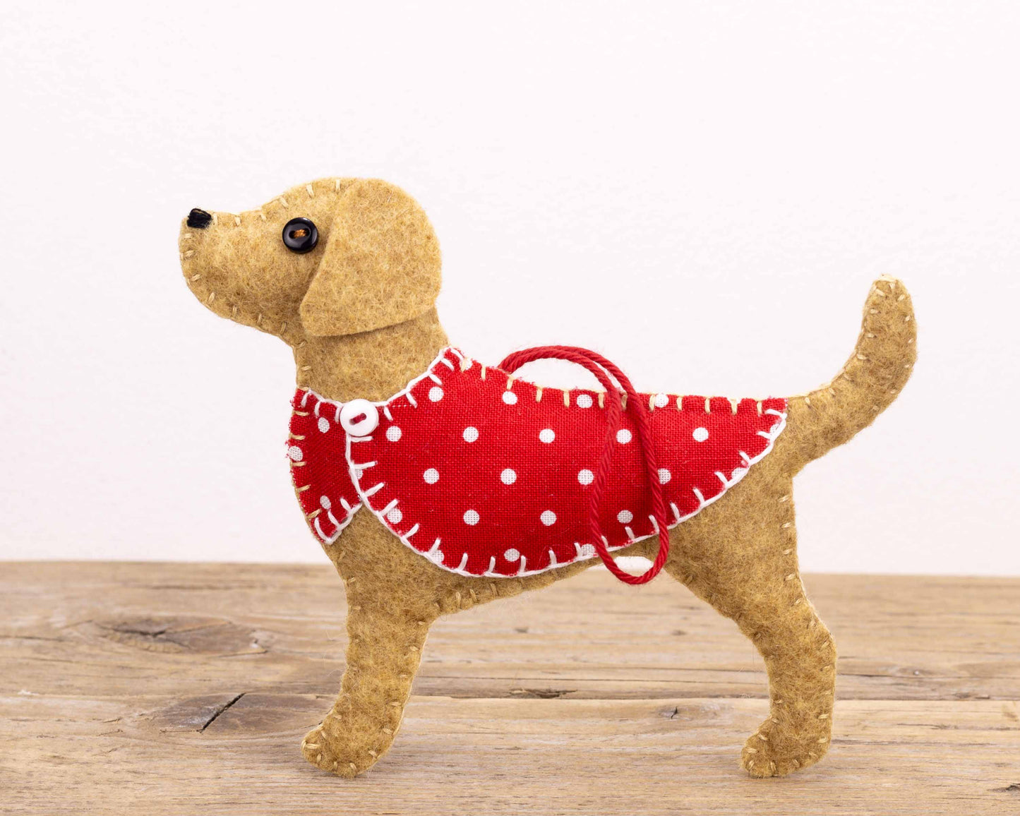 Labrador Felt Ornament Sewing Pattern