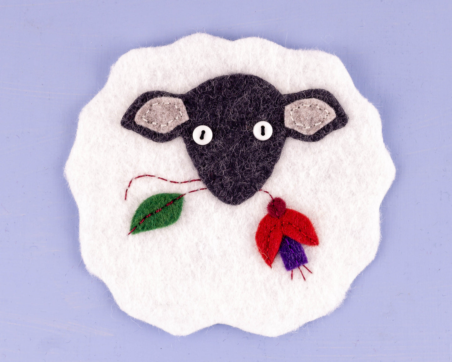 Sheep Felt Ornament Pattern