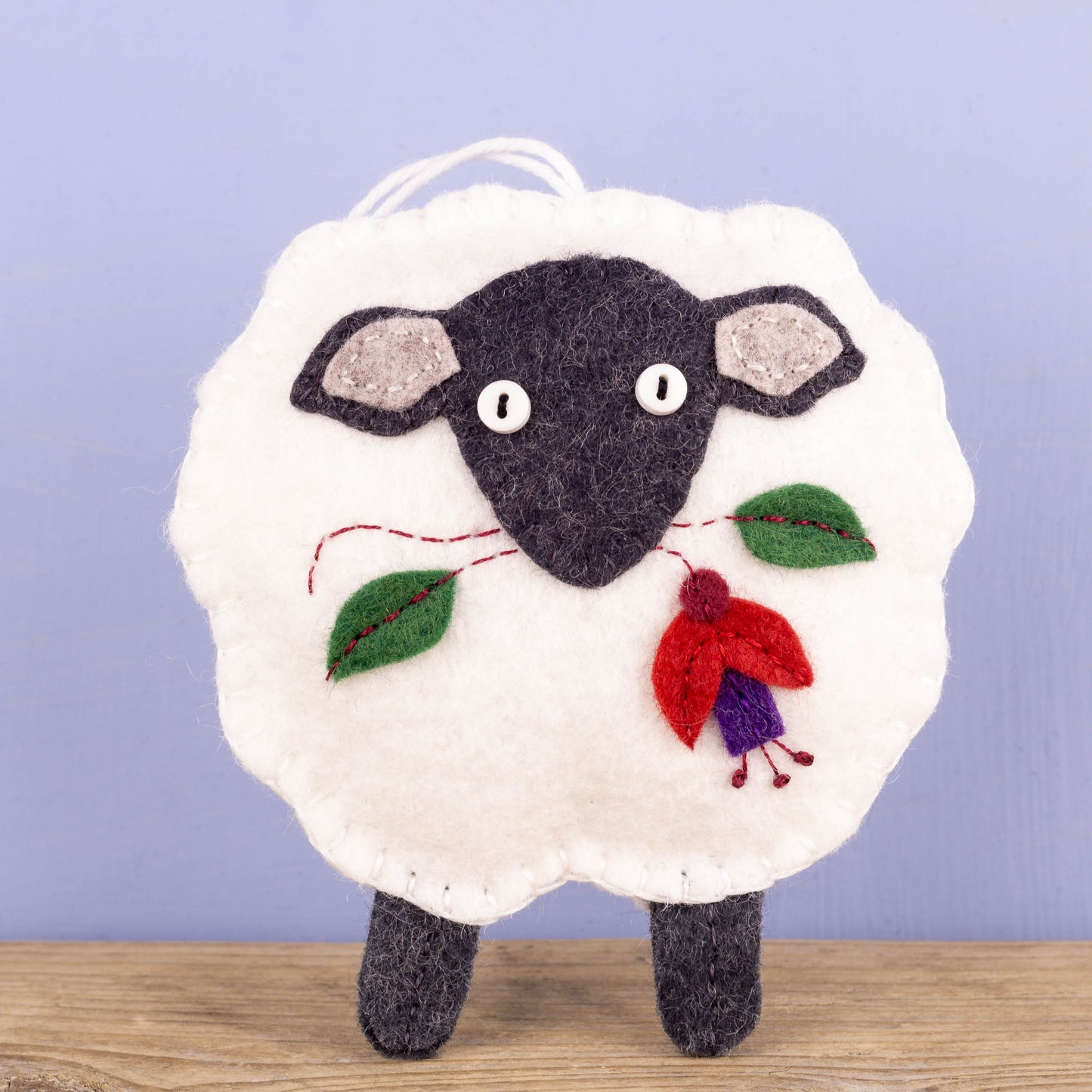 Sheep Felt Ornament Pattern