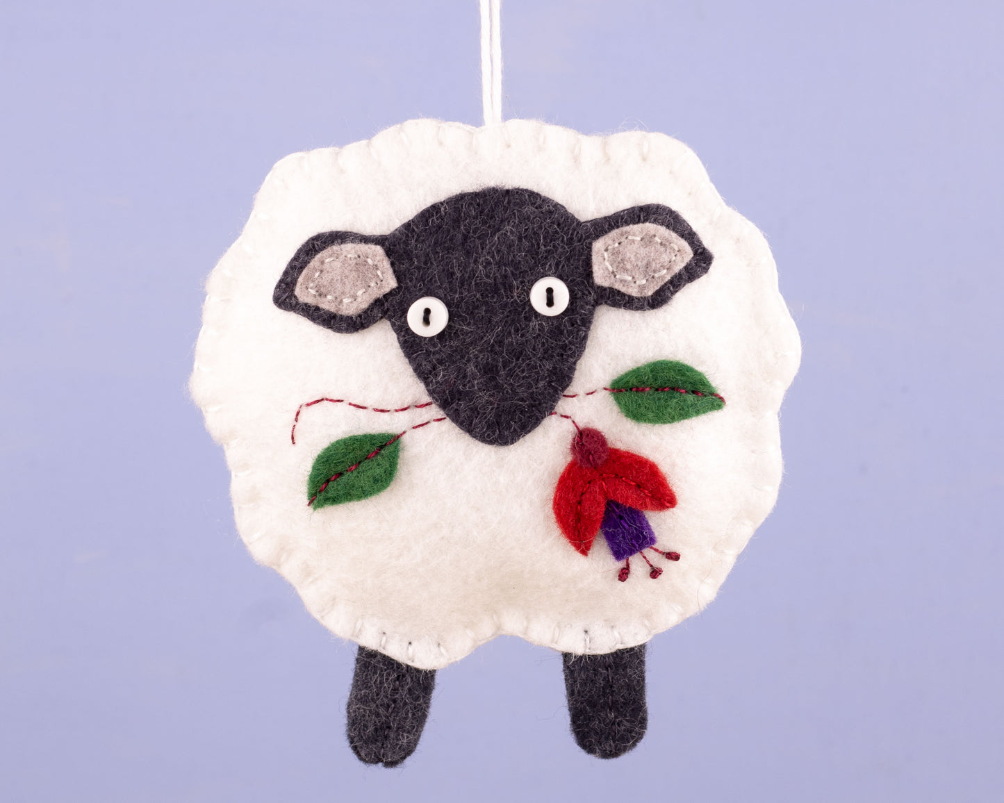 Sheep Felt Ornament Pattern