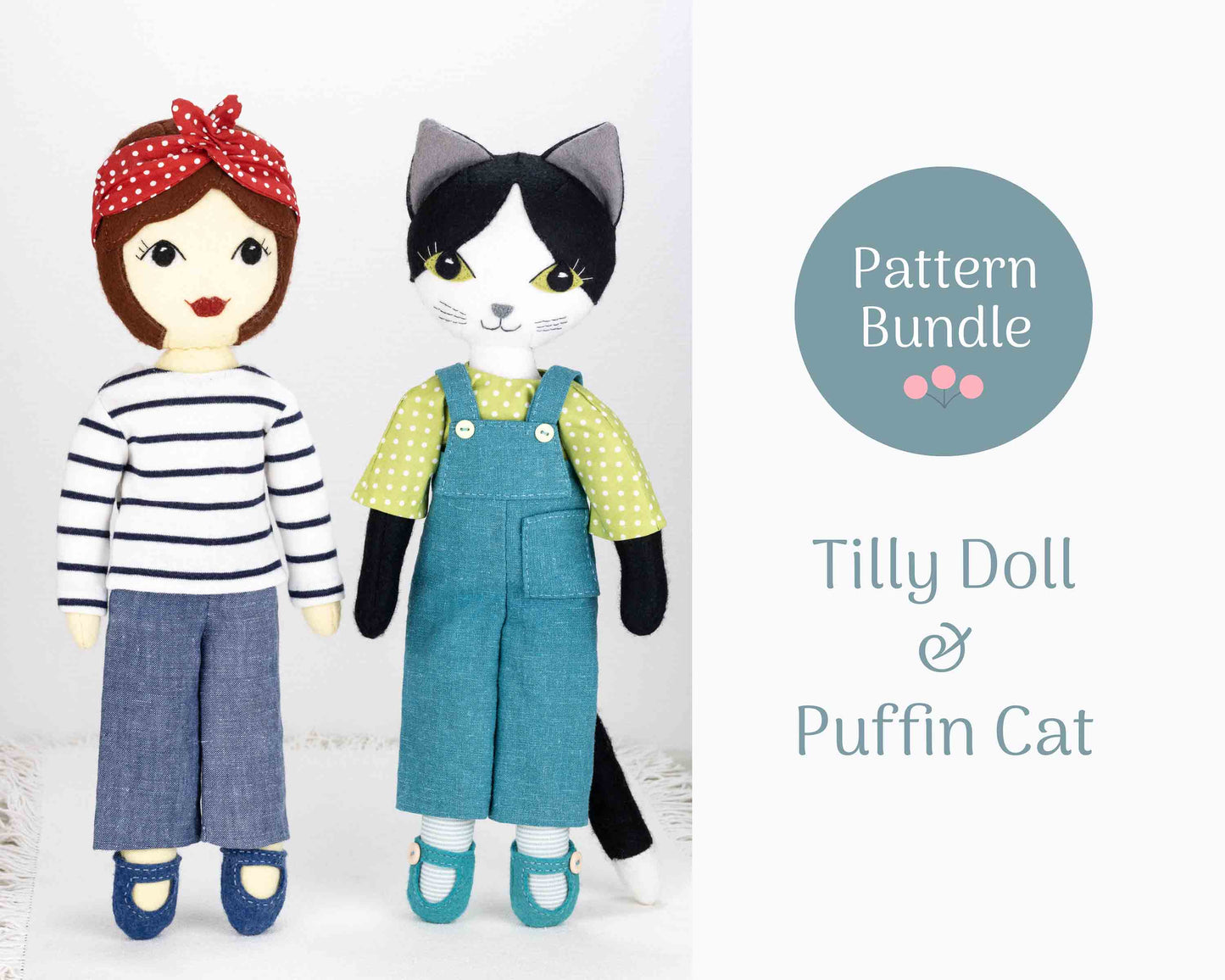 Tilly Doll & Puffin Cat Pattern Bundle