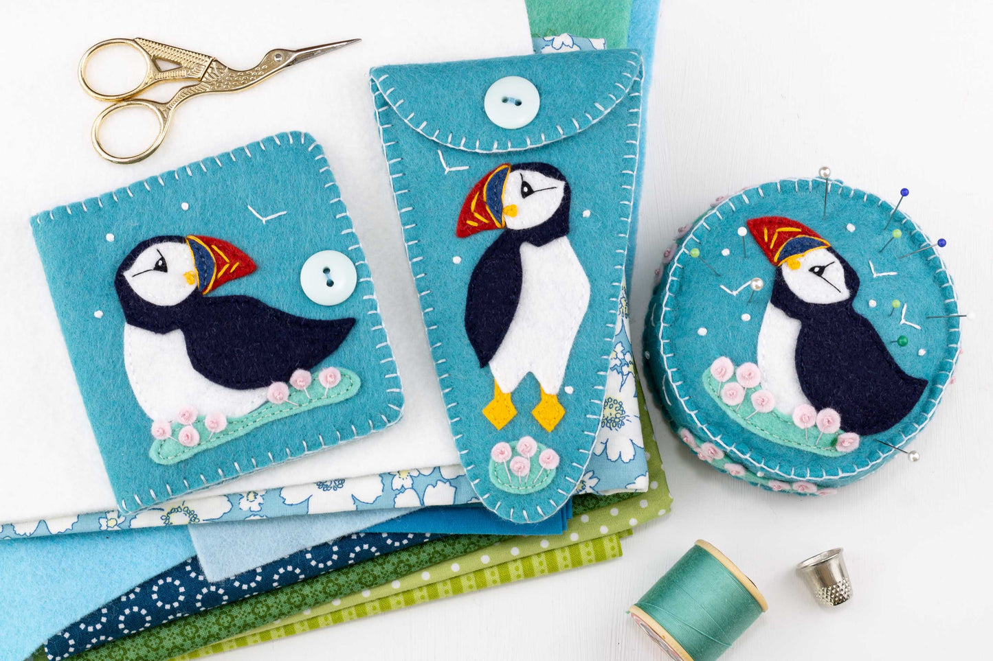 Puffin Needle Case