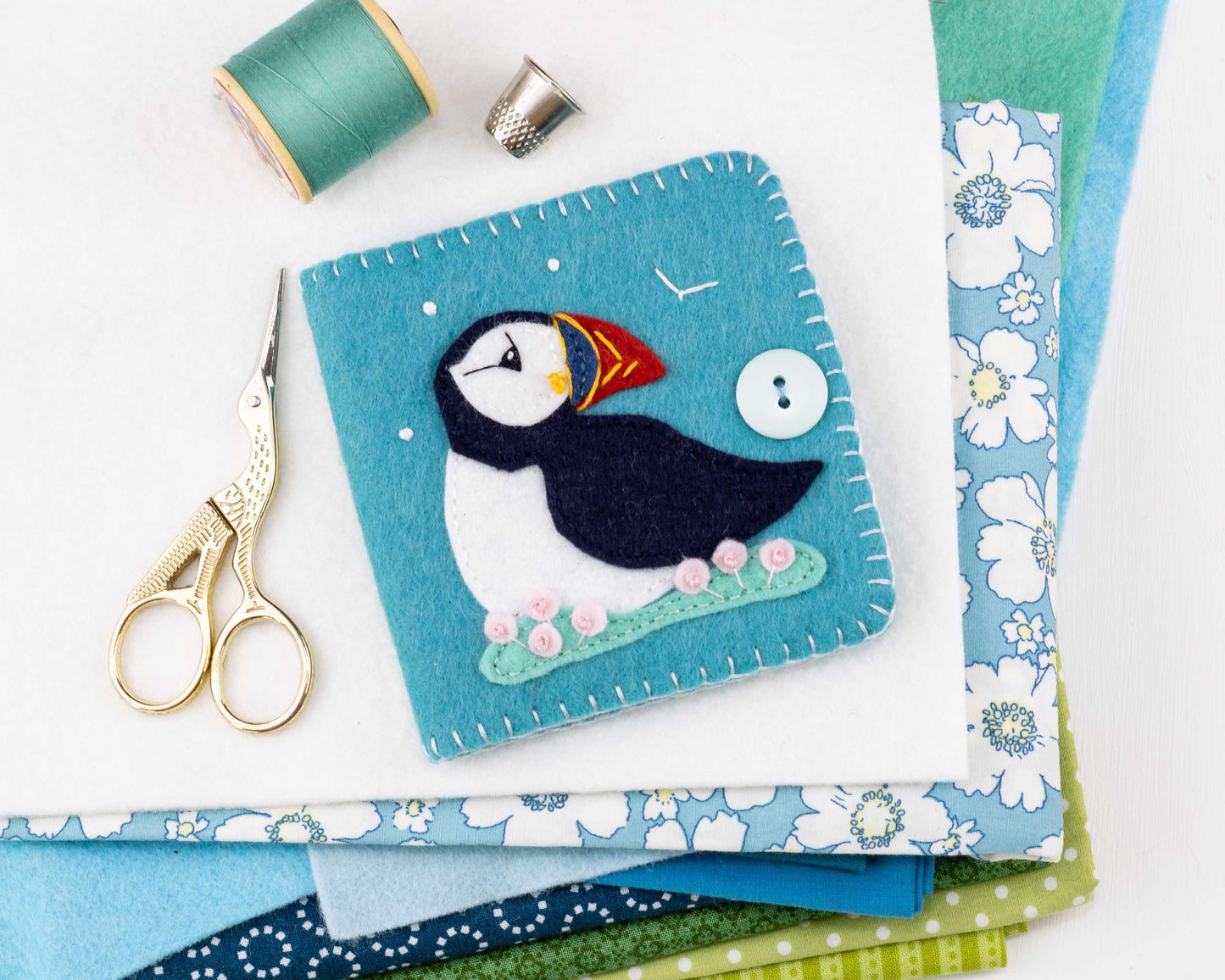 Puffin Needle Case