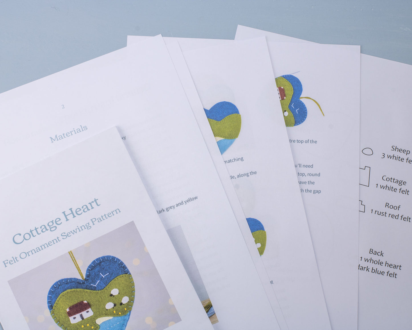 Cottage Heart Printed Paper Sewing Pattern