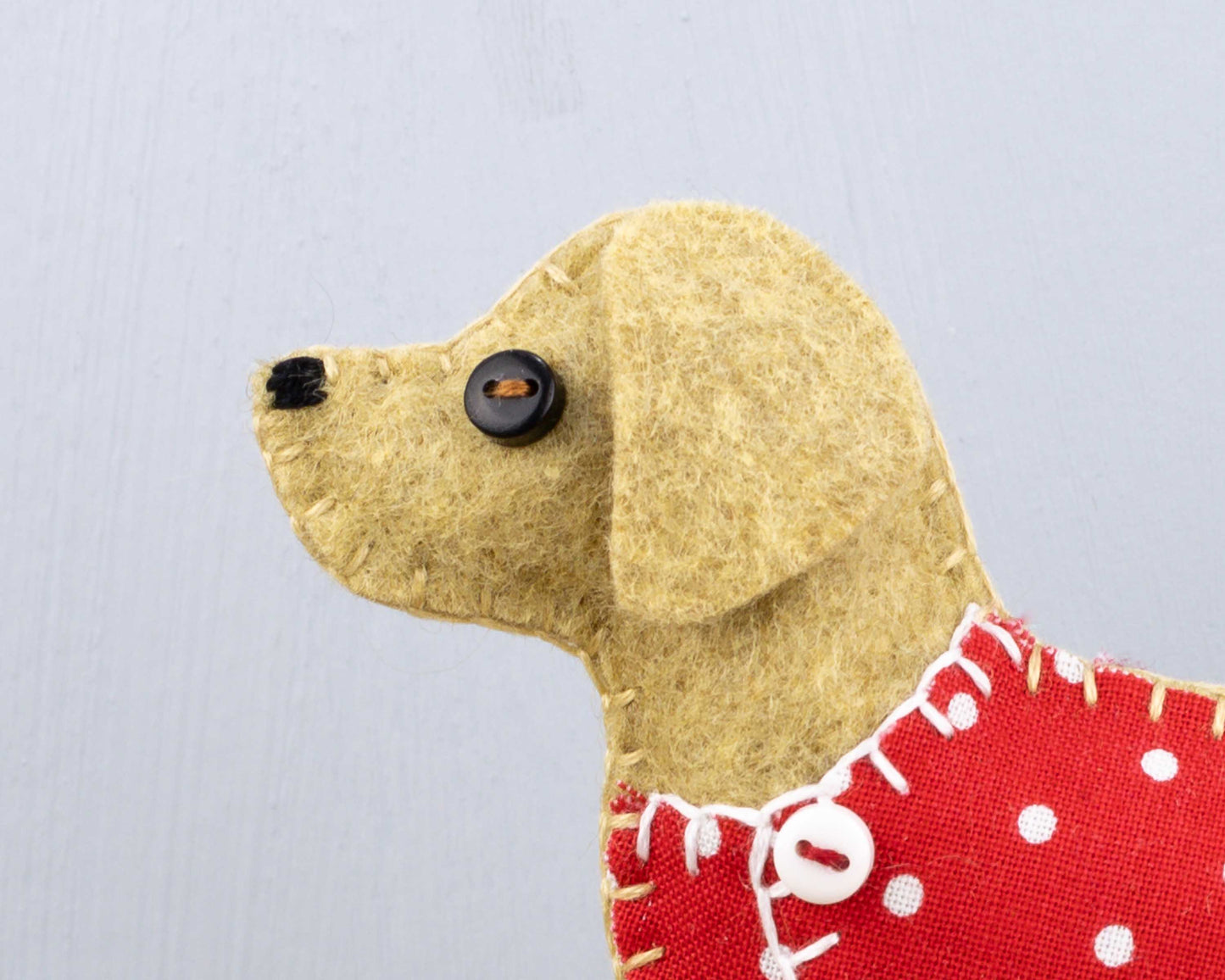 Labrador Felt Ornament Printed Paper Sewing Pattern