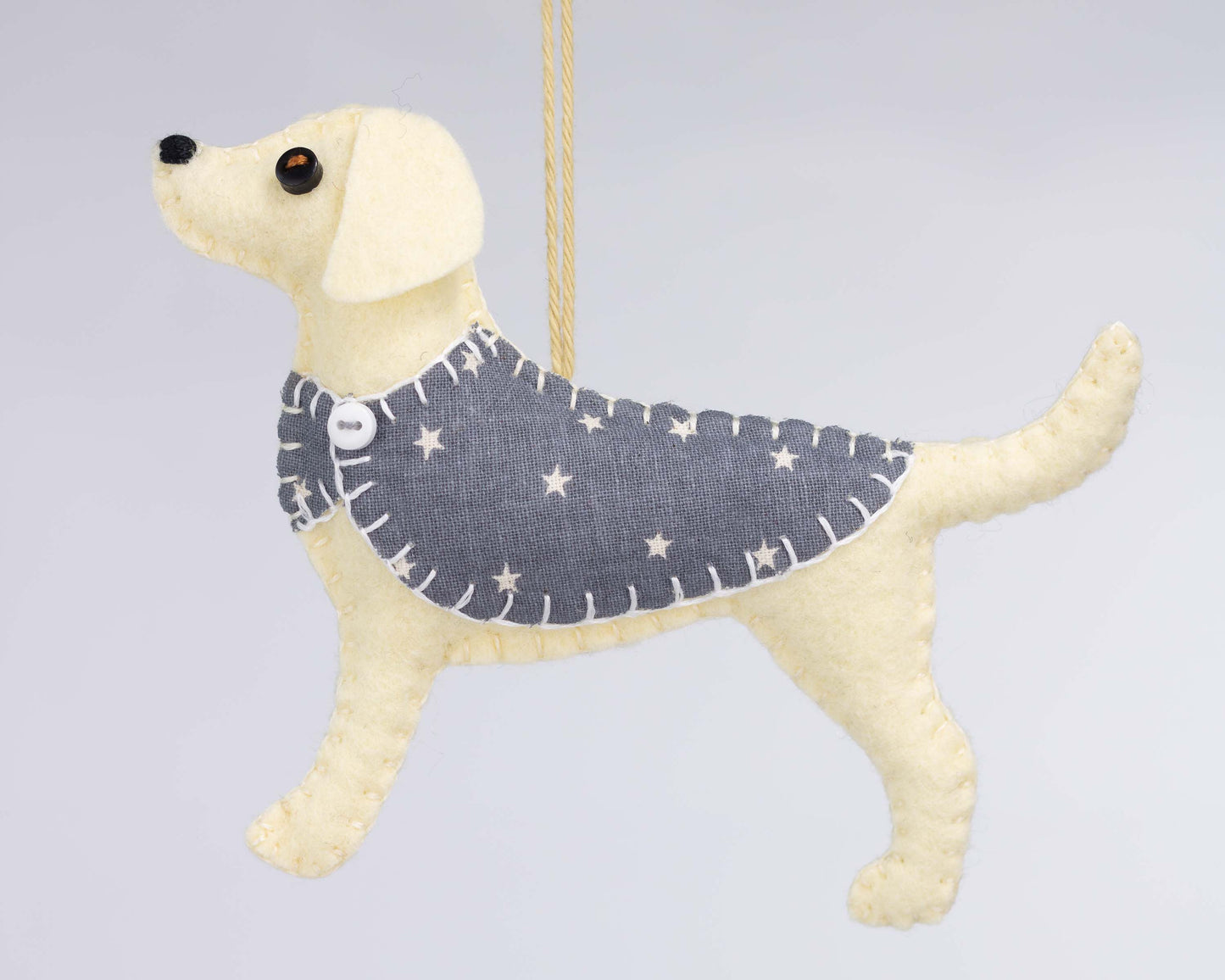 Daisy the Labrador Felt Dog Ornament