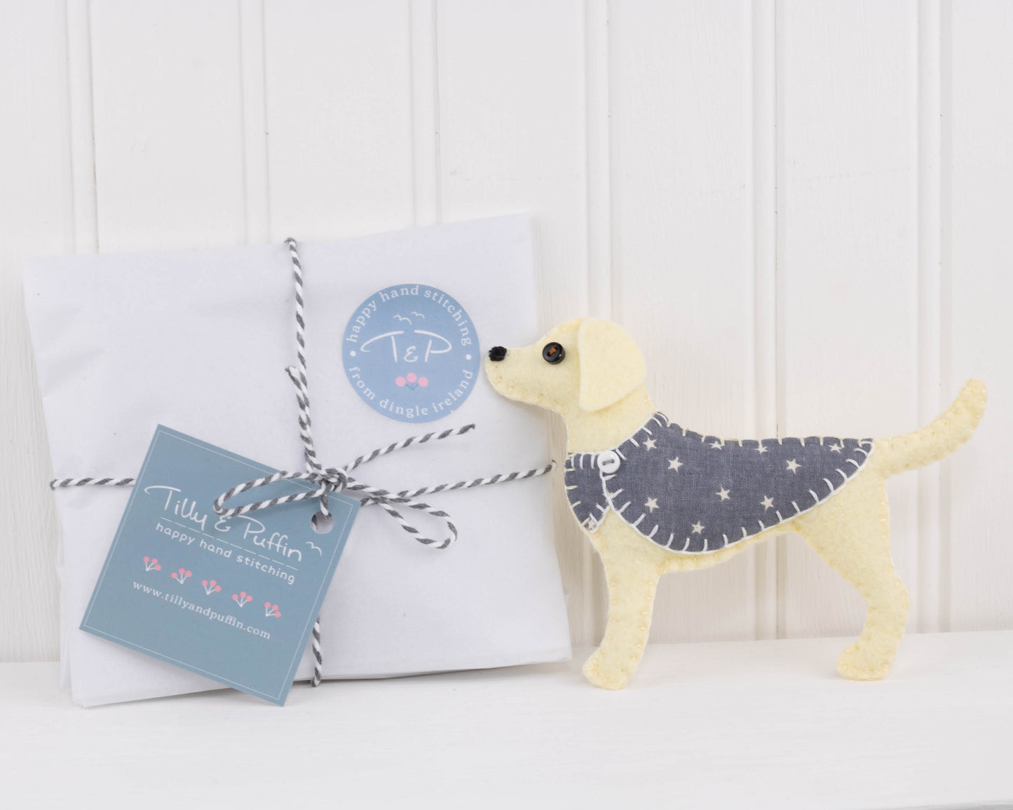Daisy the Labrador Felt Dog Ornament