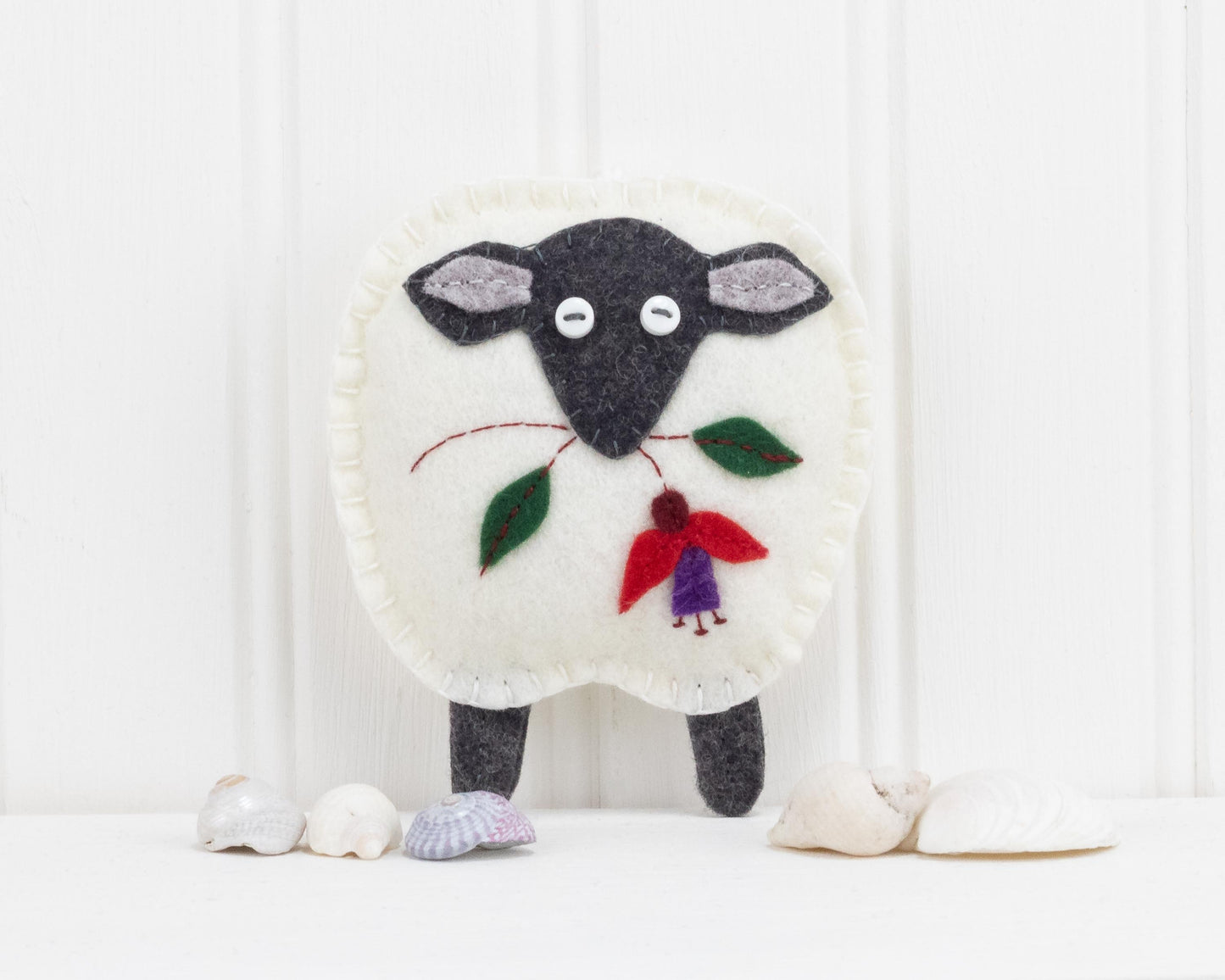 Irish Sheep Felt Ornament