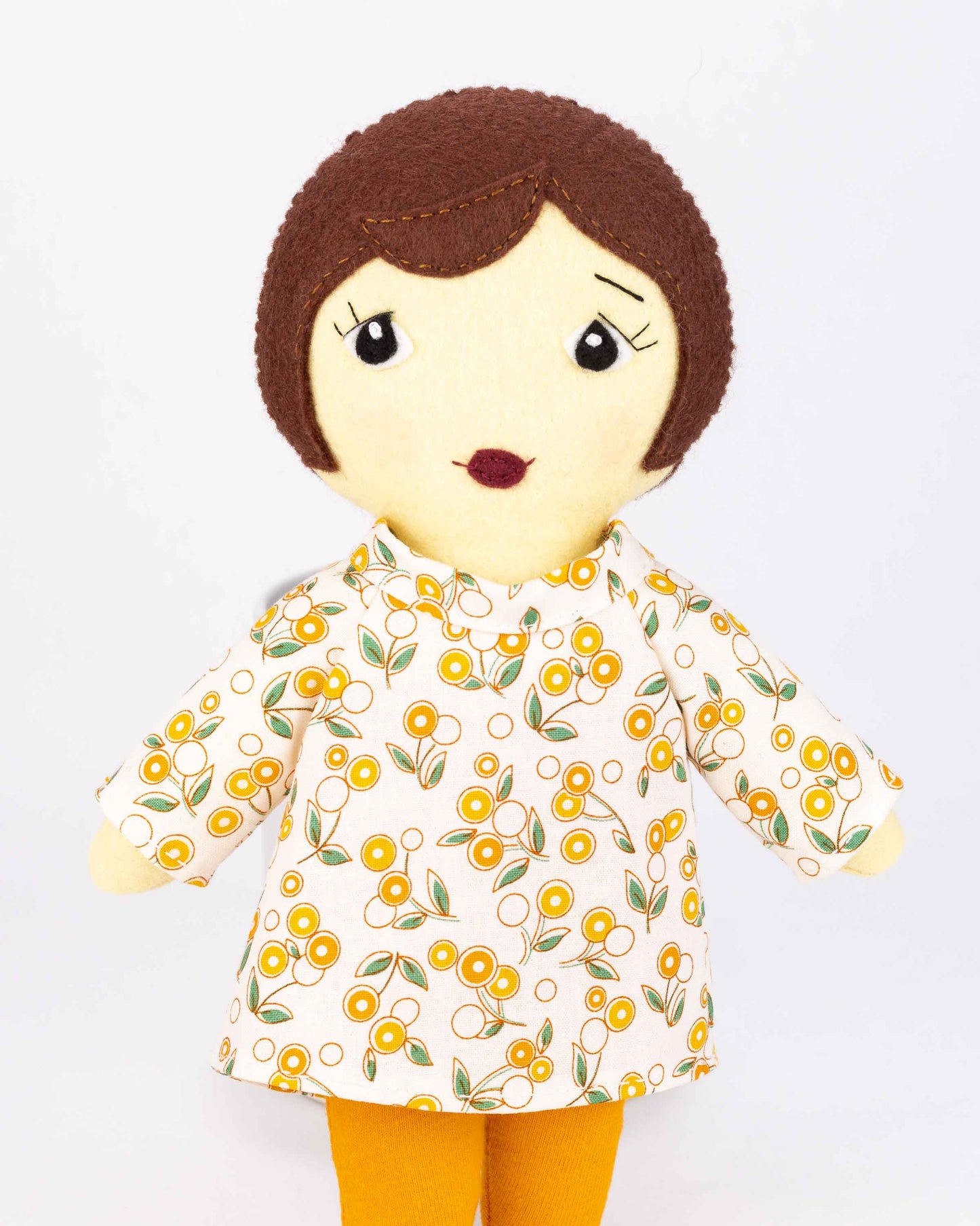 Daisy Felt Doll Sewing Pattern