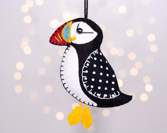 Puffin Felt Ornament