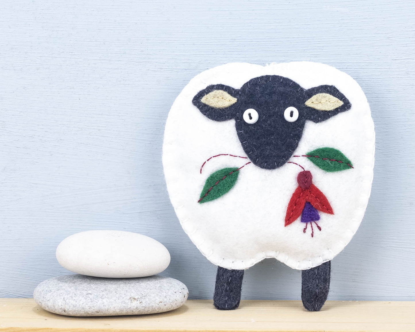 Irish Sheep Felt Ornament