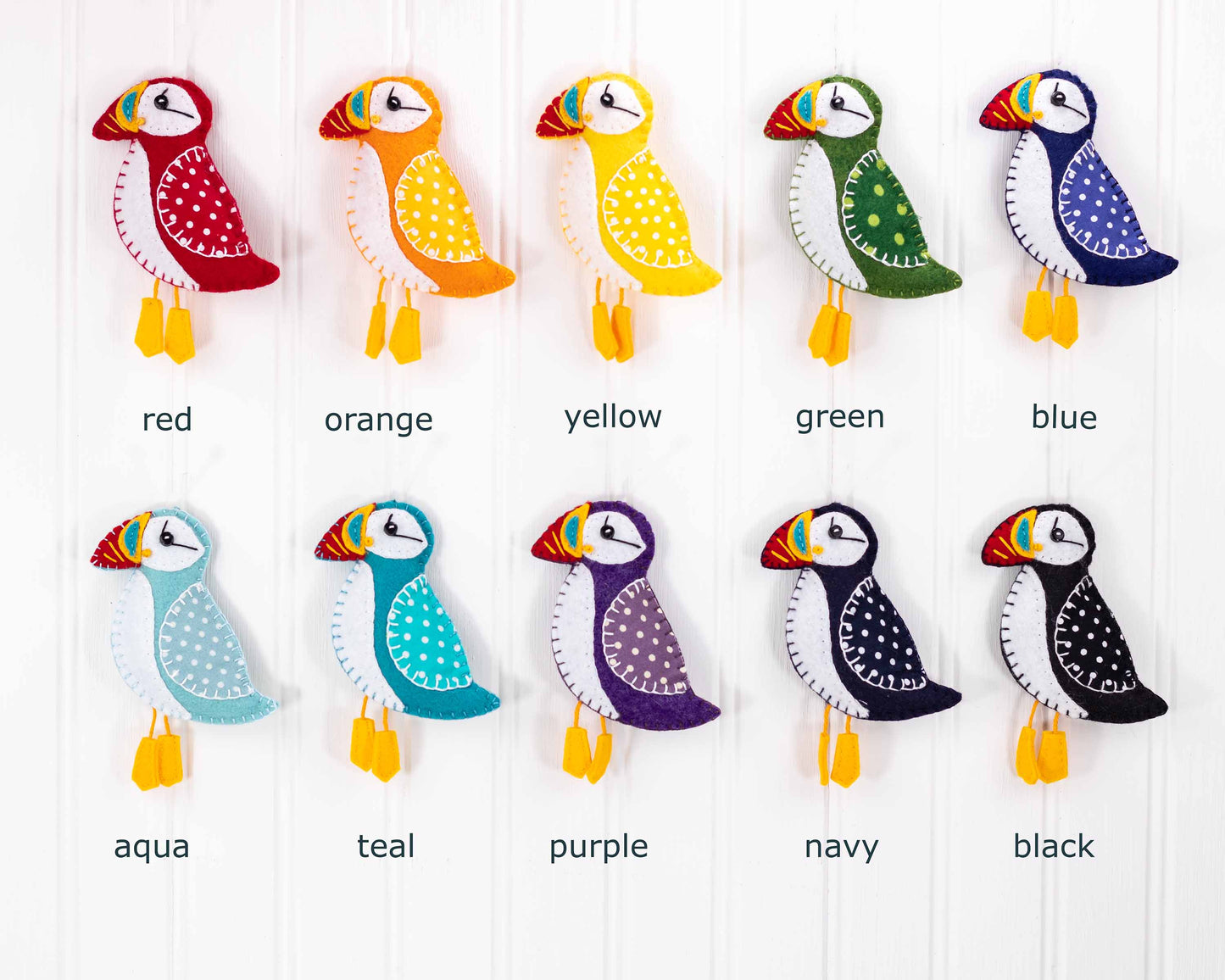 Puffin Felt Ornament