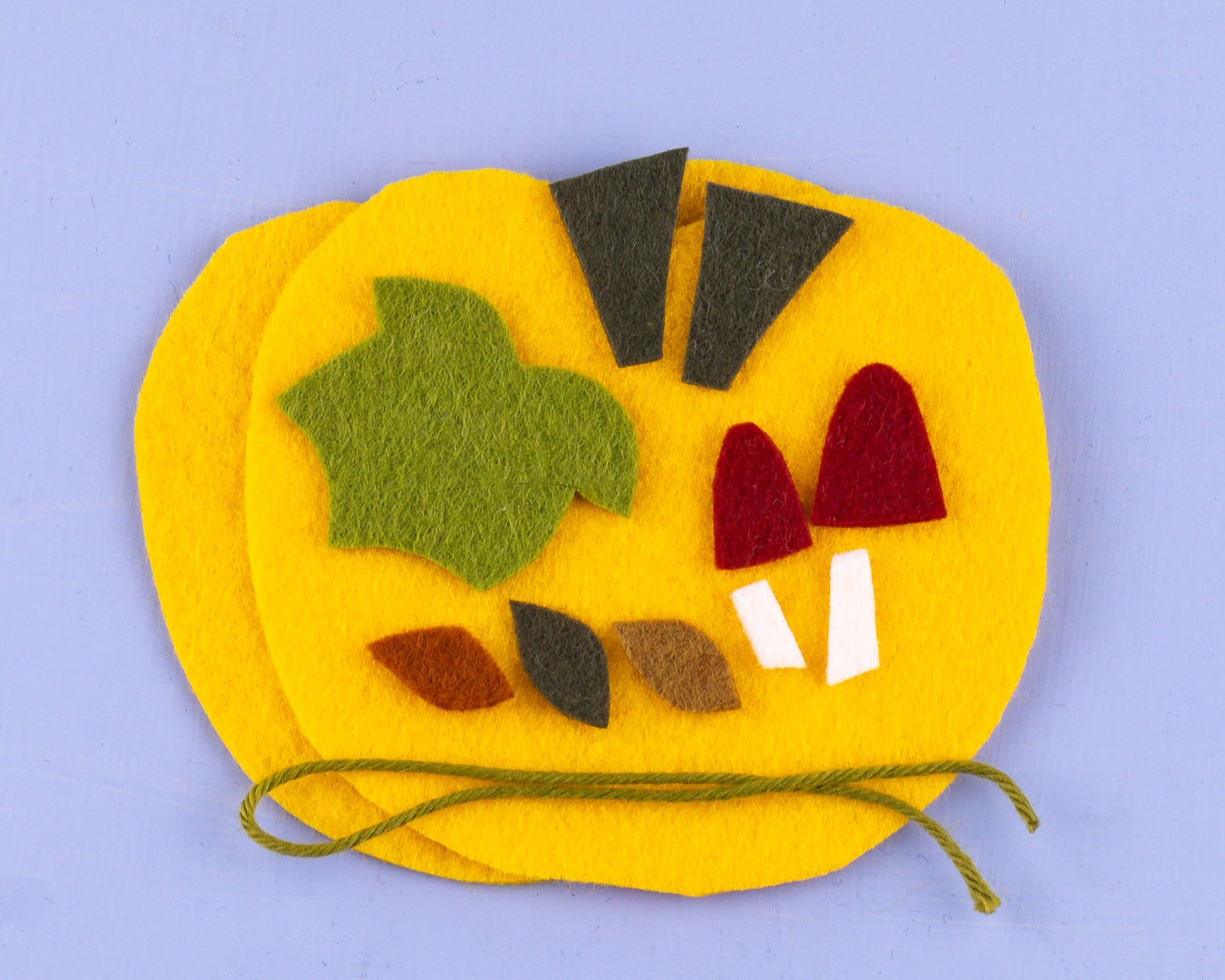 Pumpkin Felt Ornament Sewing Pattern