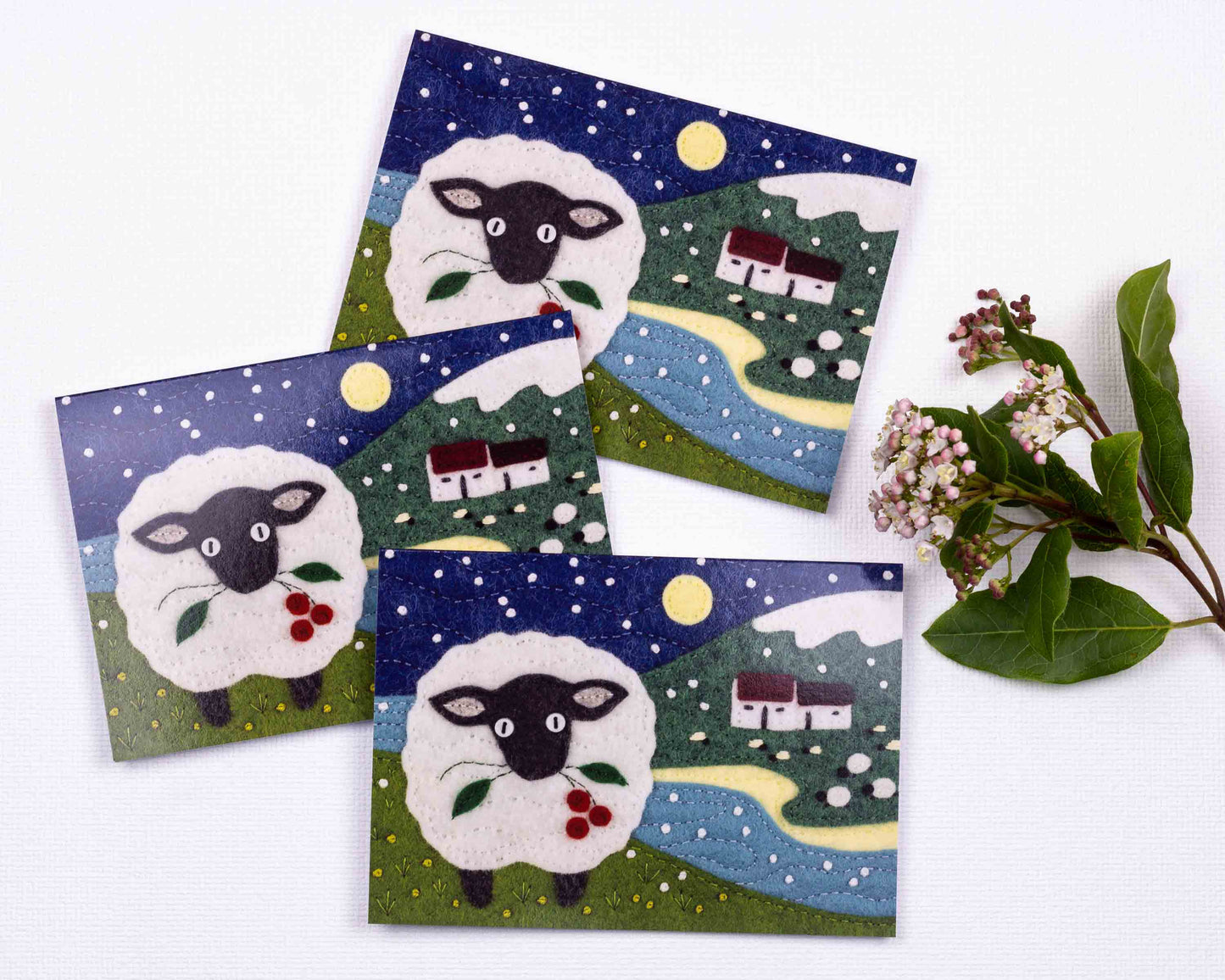 Irish Sheep Christmas Cards