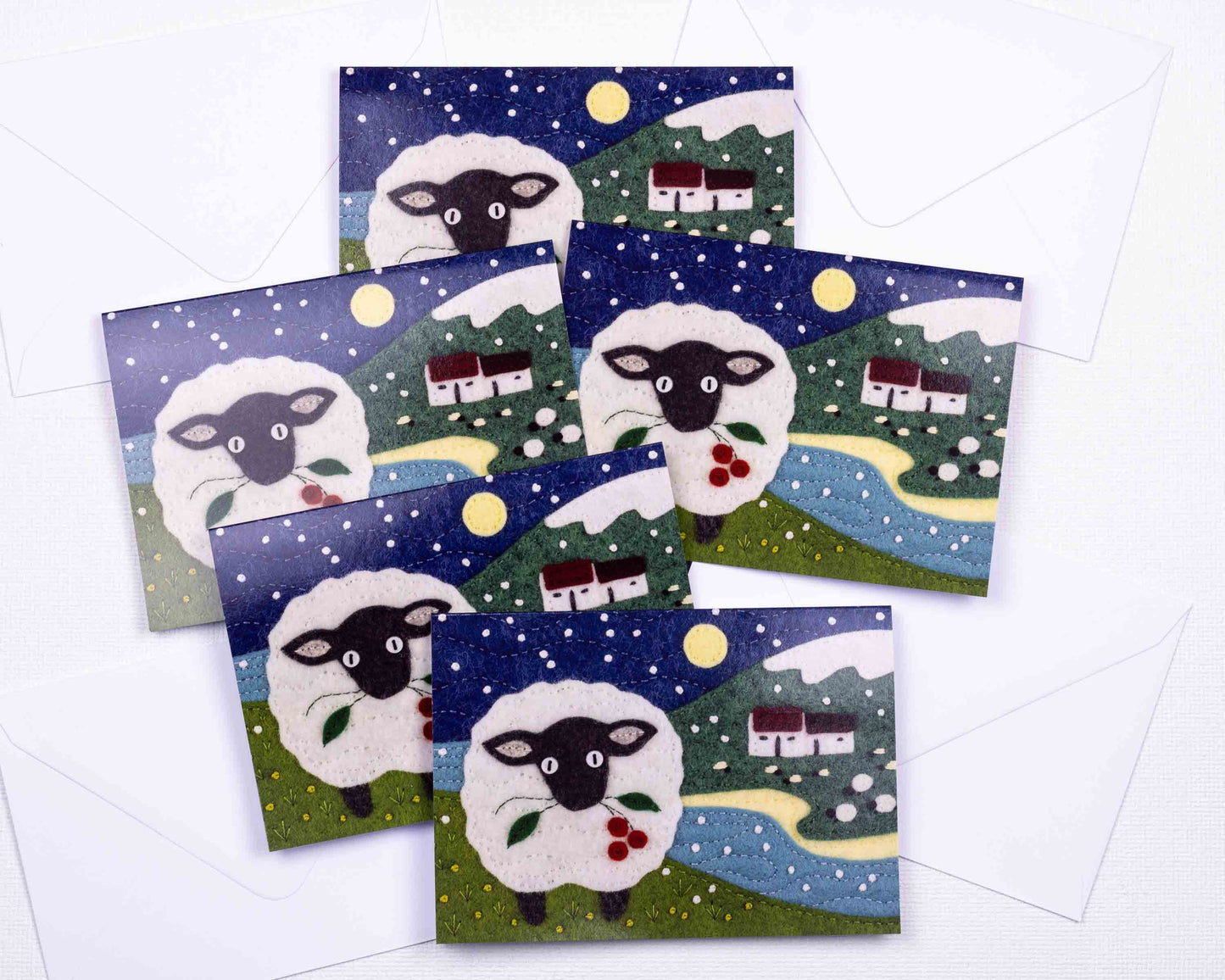 Irish Sheep Christmas Cards