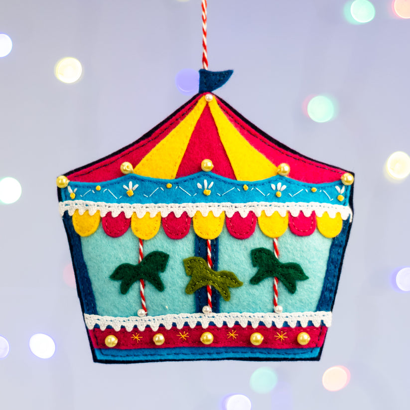 Christmas Carousel Felt Ornament Sewing Pattern Bundle – Tilly & Puffin