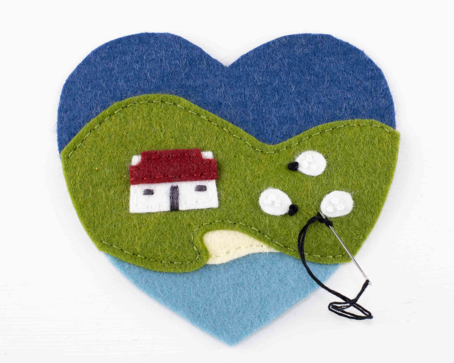 Cottage Heart Felt Ornament Sewing Kit