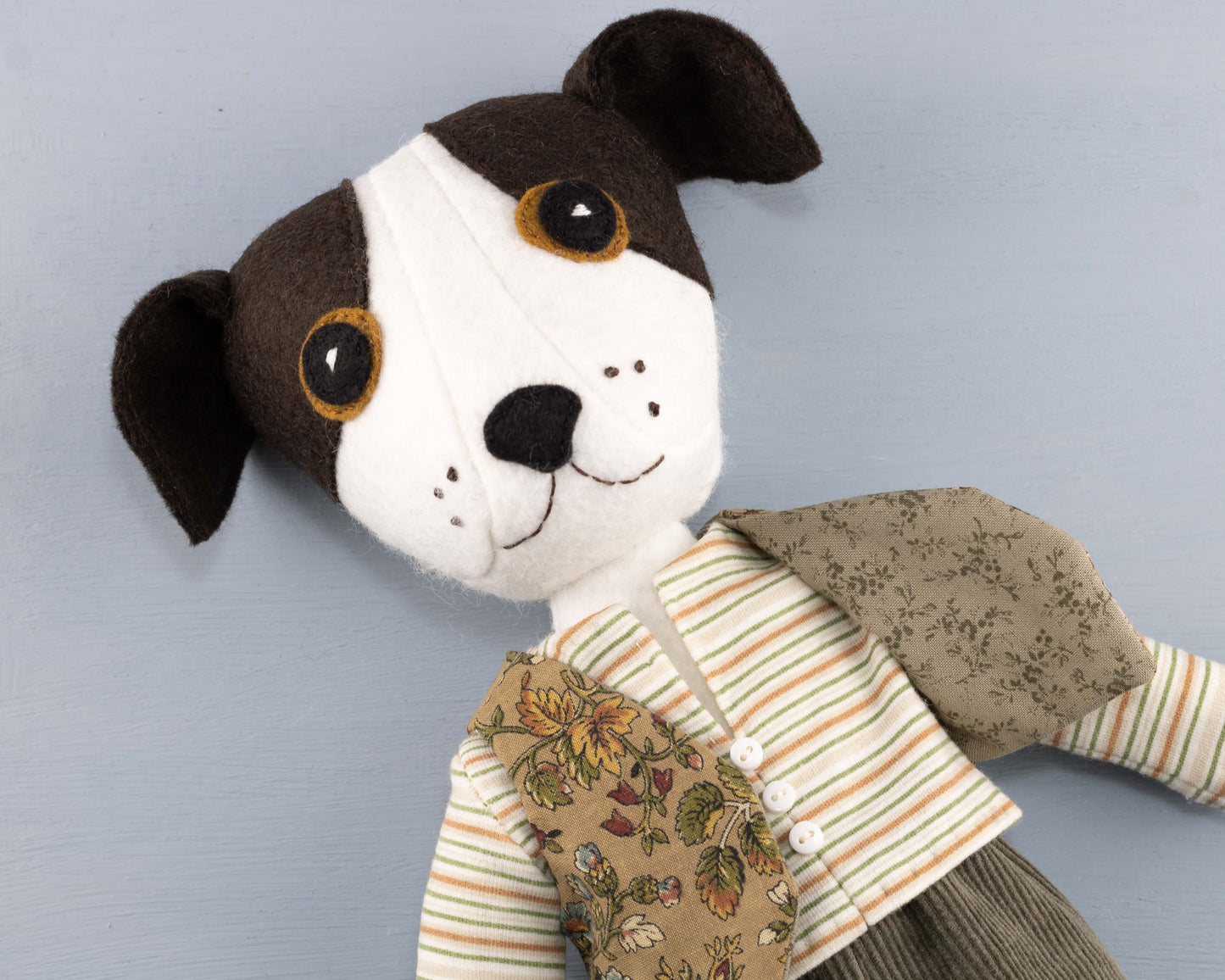 Toby the Dog Soft Toy Sewing Pattern