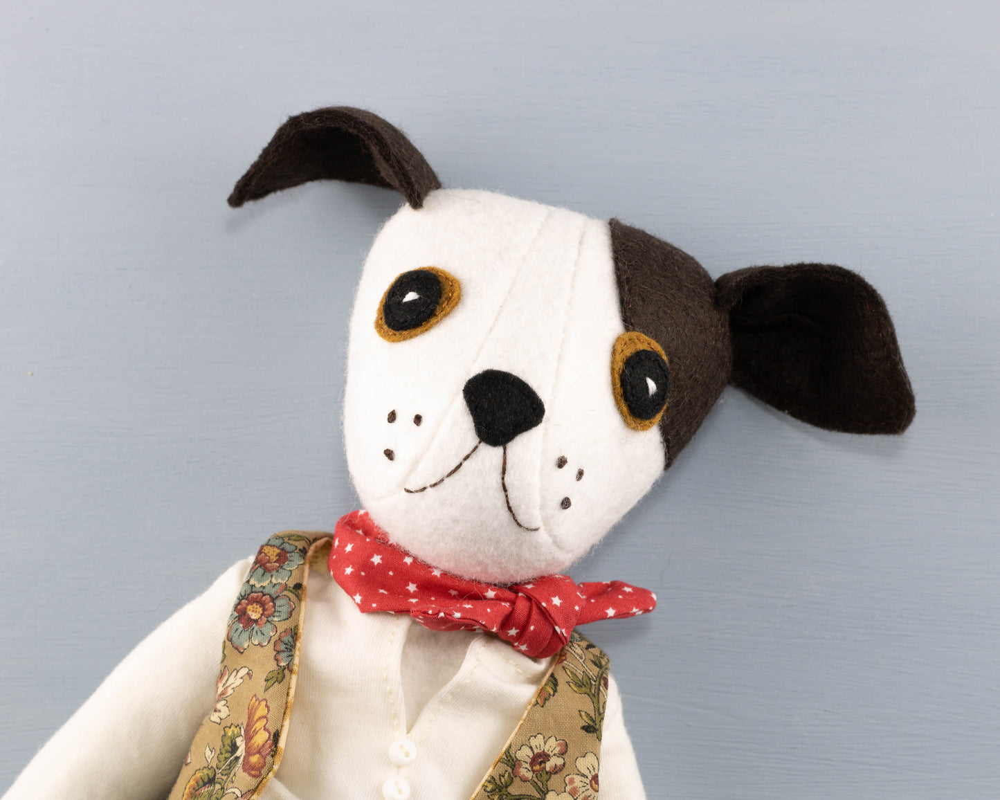 Toby the Dog Soft Toy Sewing Pattern