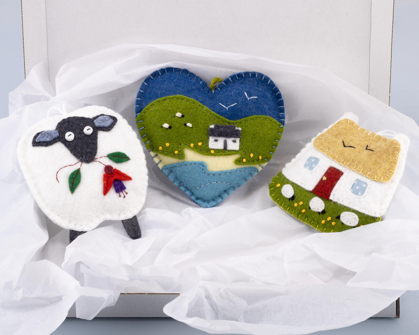 Irish Felt Ornament Gift Set