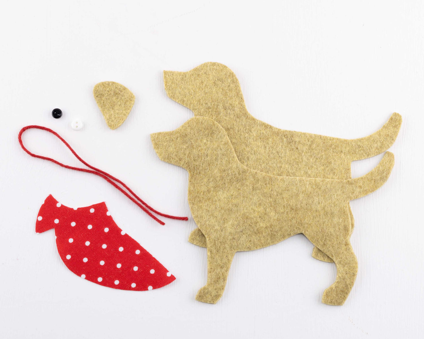 Labrador Felt Ornament Sewing Pattern