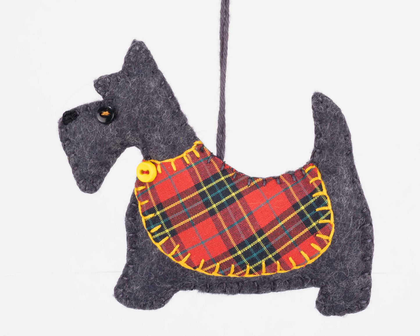 Scottie Dog Felt Ornament Sewing Pattern