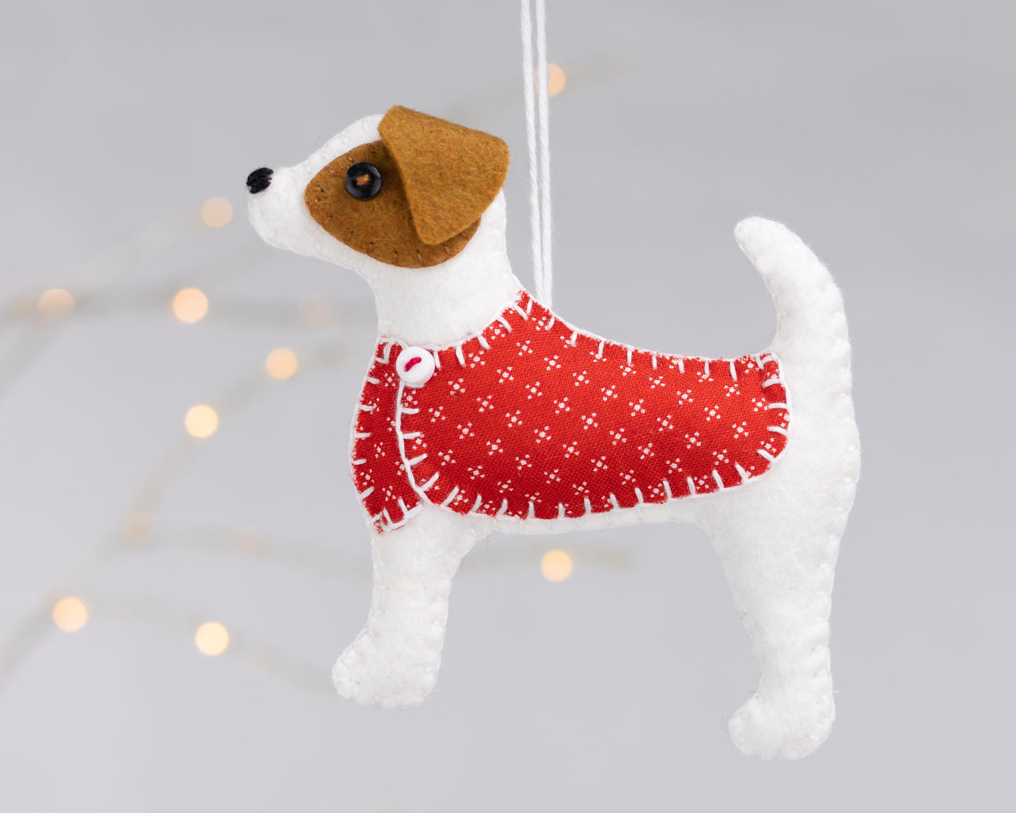 Jip the Jack Russell Terrier Felt Ornament