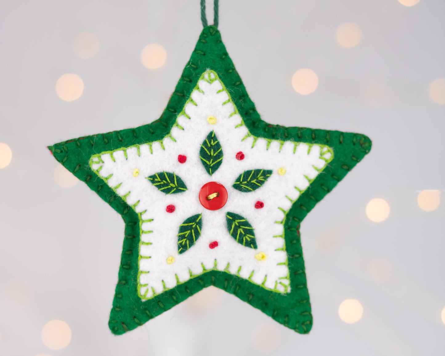 Felt Star Christmas Ornament