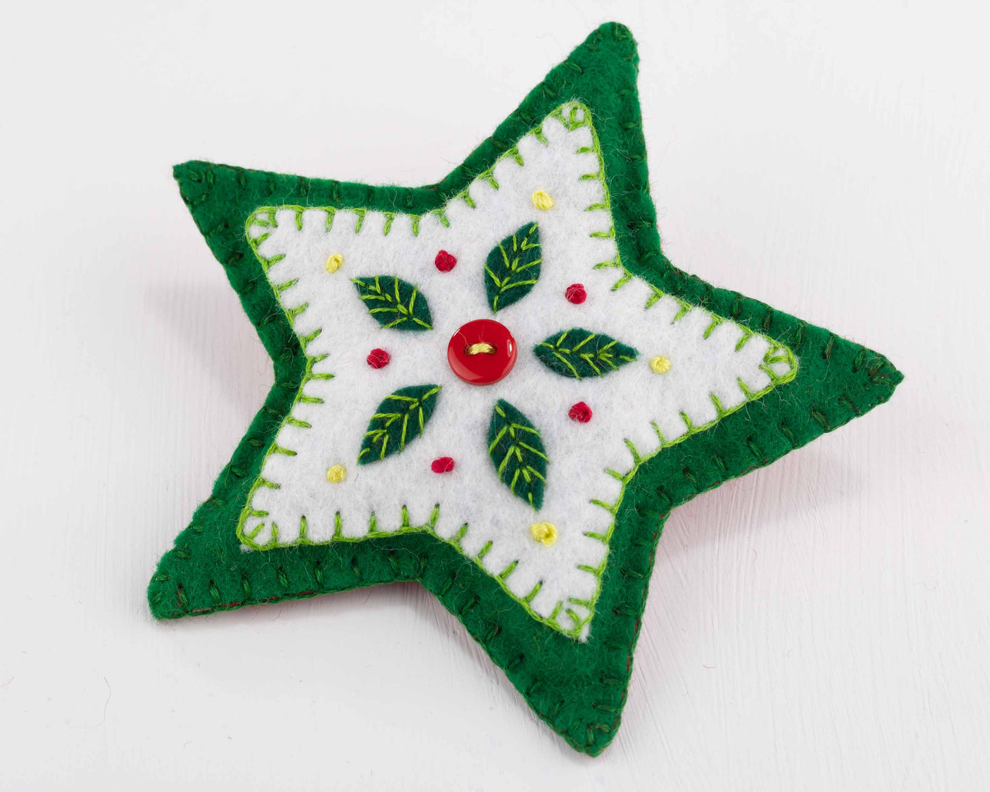 Felt Star Christmas Ornament