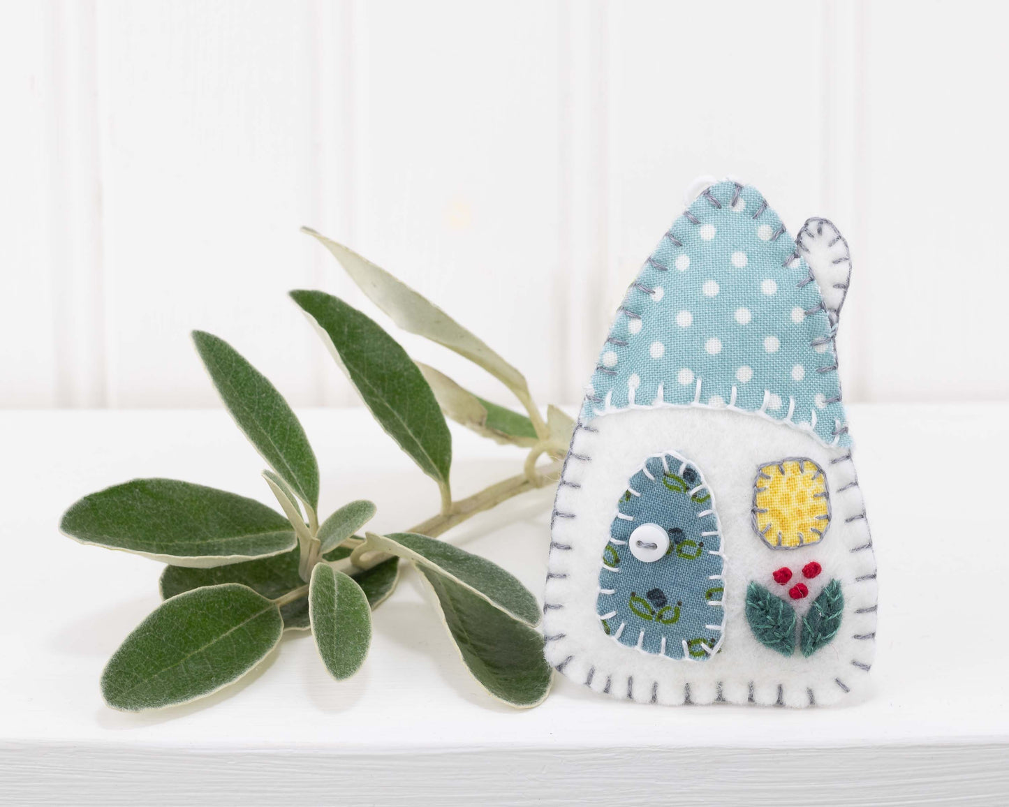 Grey and White Scandi House Ornaments