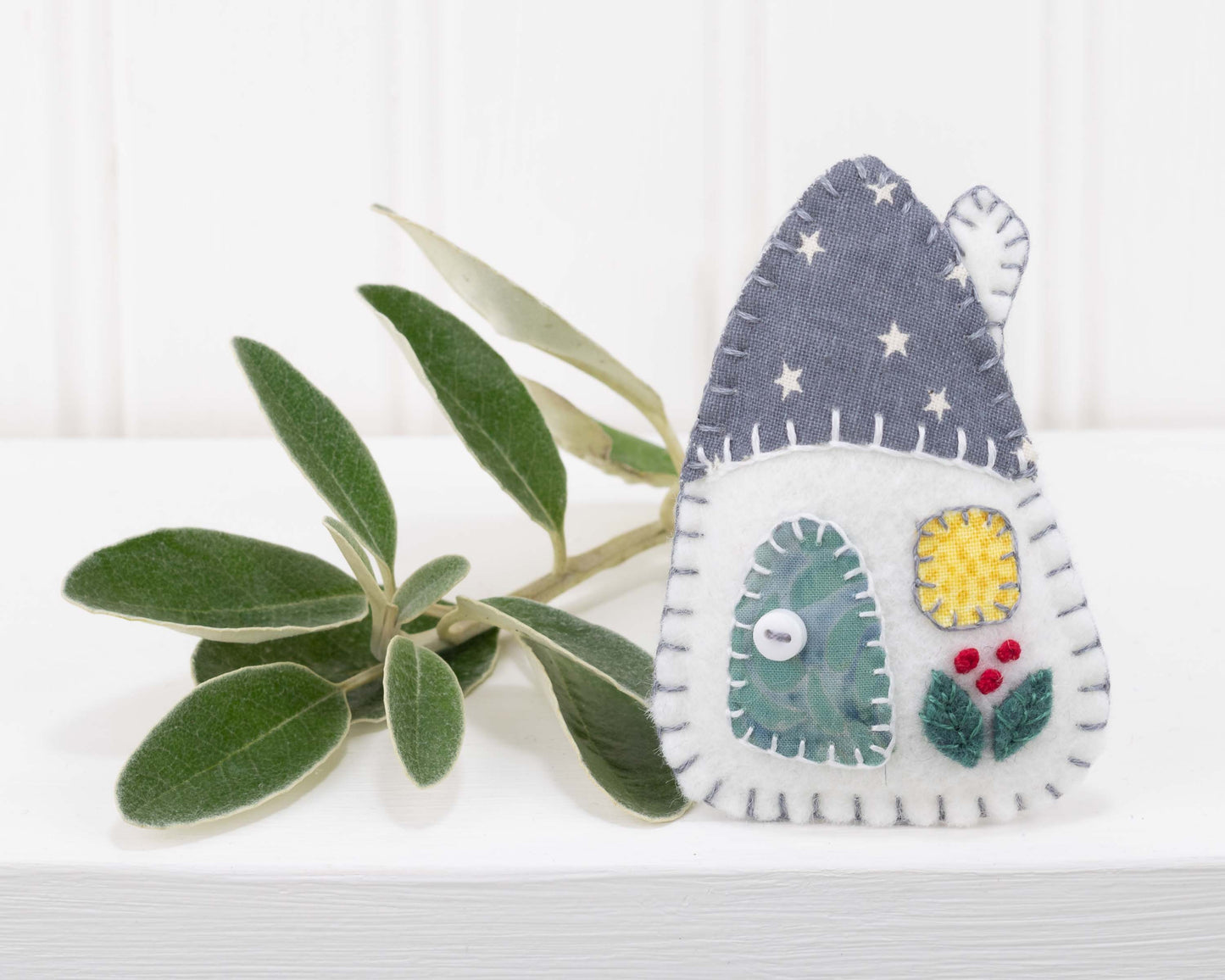 Grey and White Scandi House Ornaments