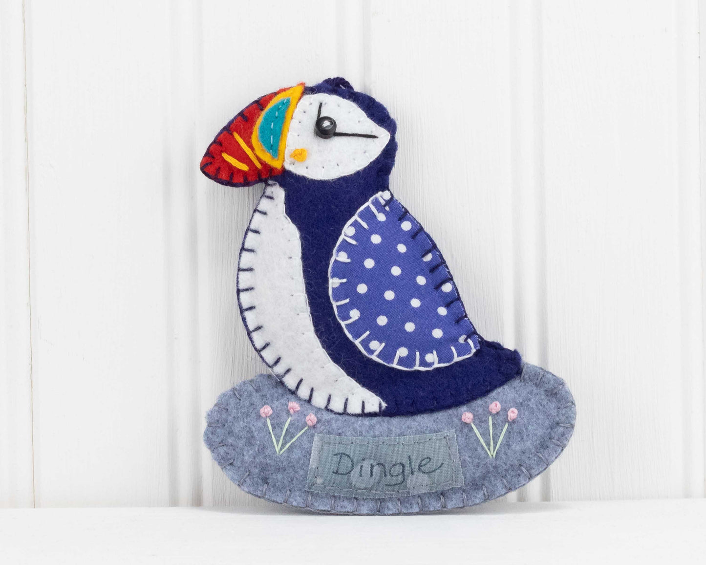 Personalised Puffin Felt Ornament