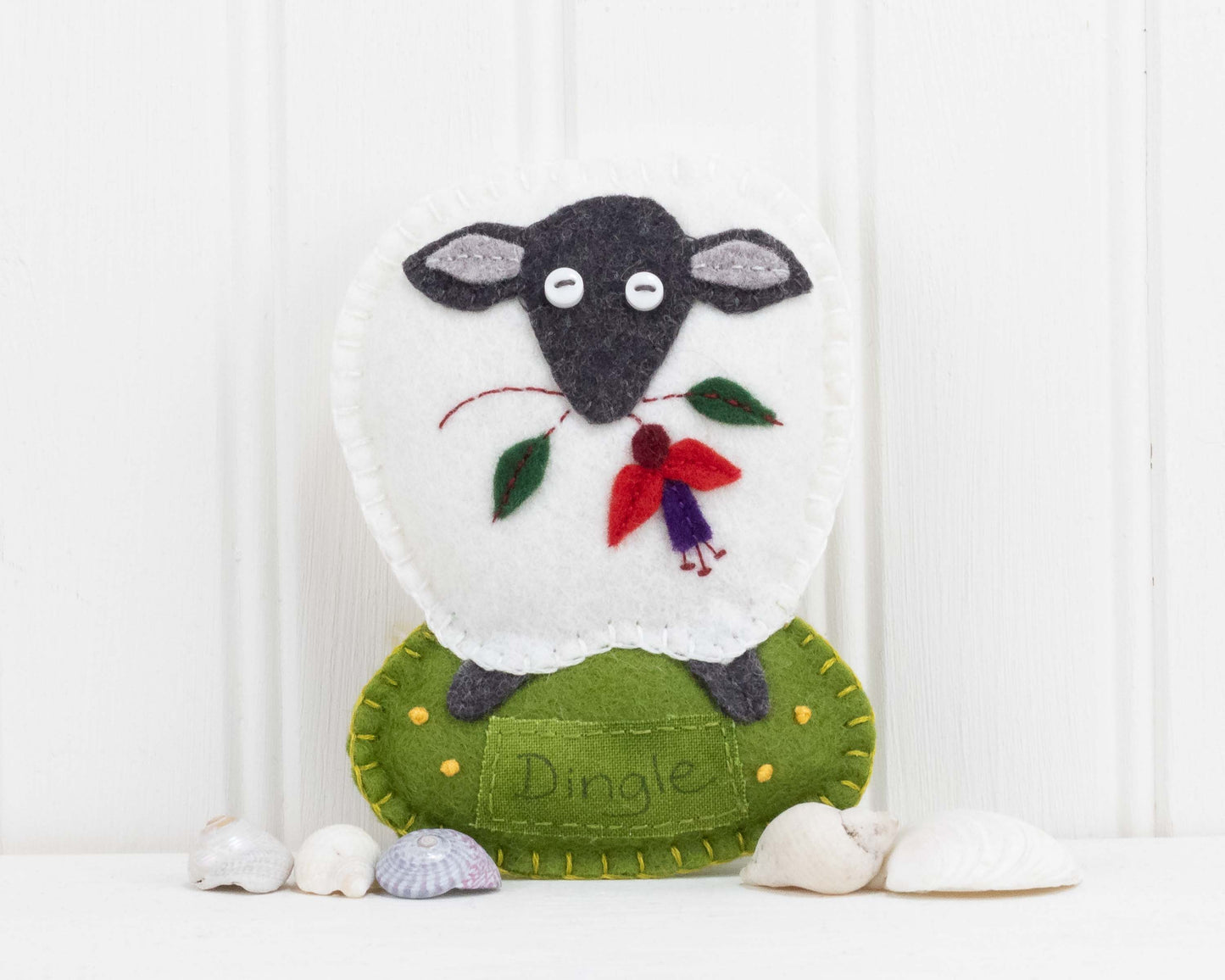 Personalised Irish Sheep Felt Ornament
