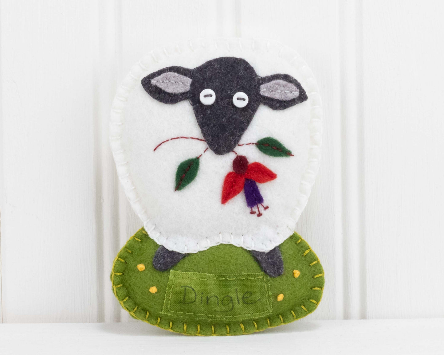 Personalised Irish Sheep Felt Ornament