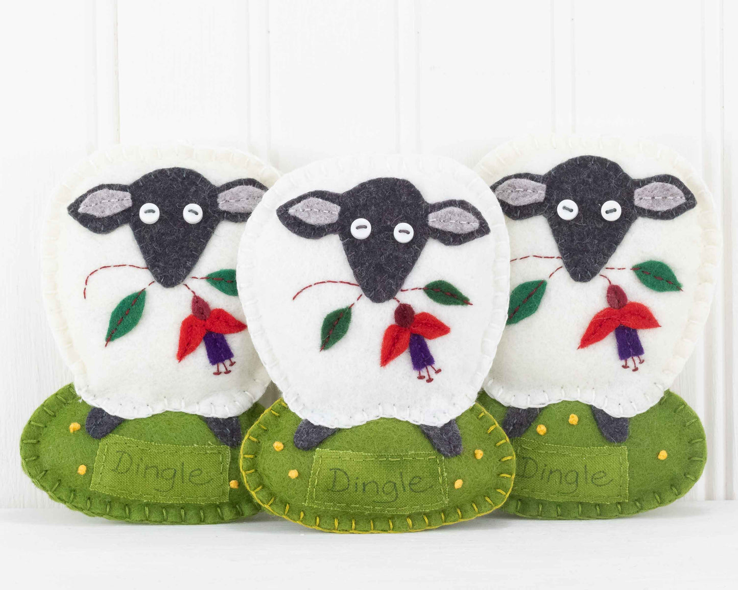 Personalised Irish Sheep Felt Ornament