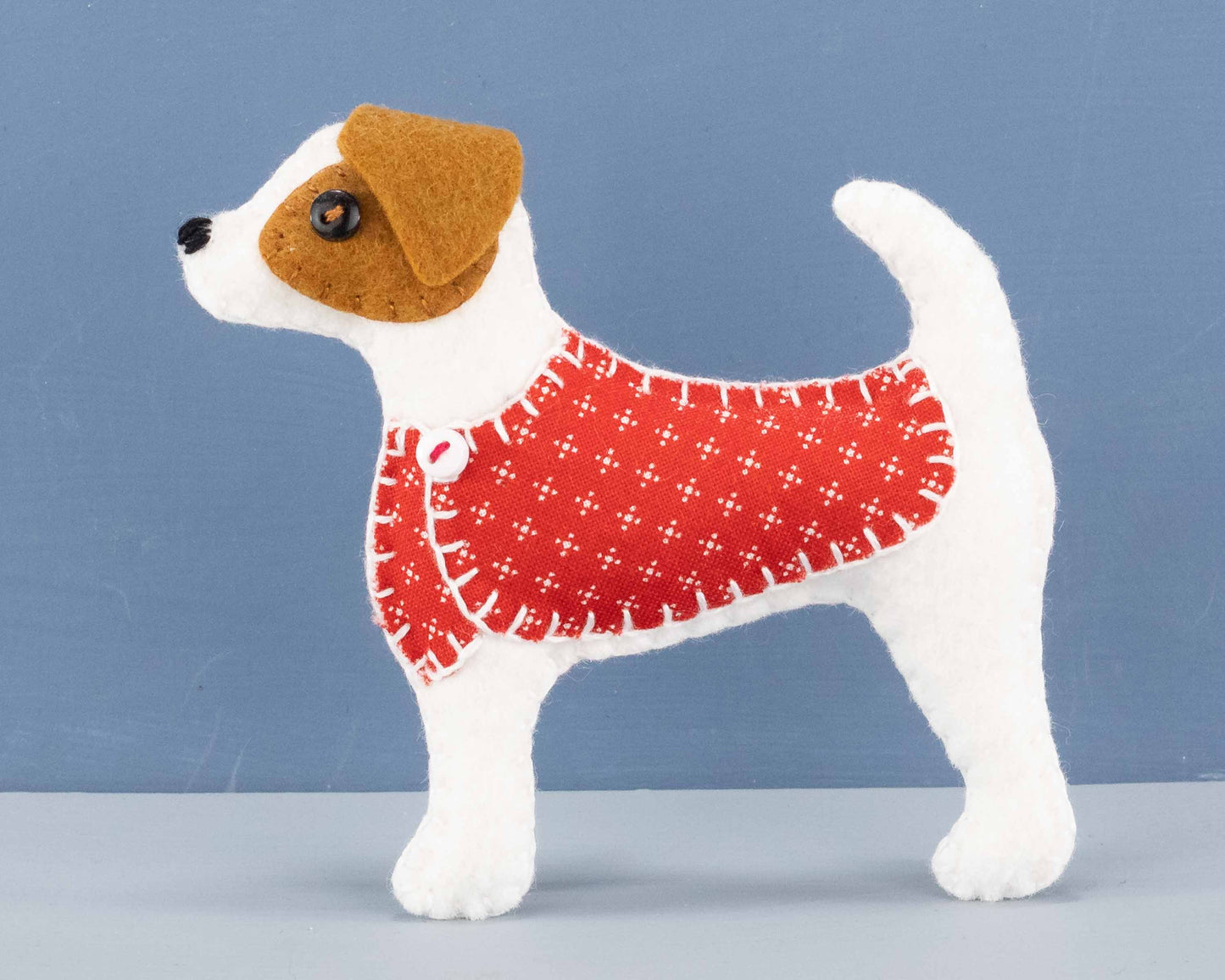 Jack Russell terrier felt ornament  kit