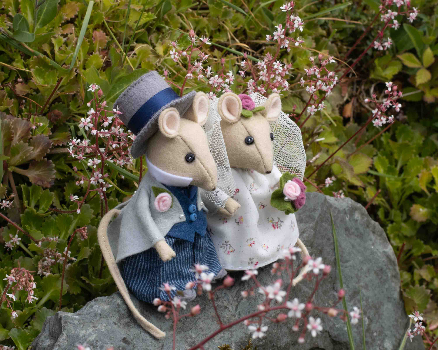 Mice Wedding Cake Topper Sewing Pattern