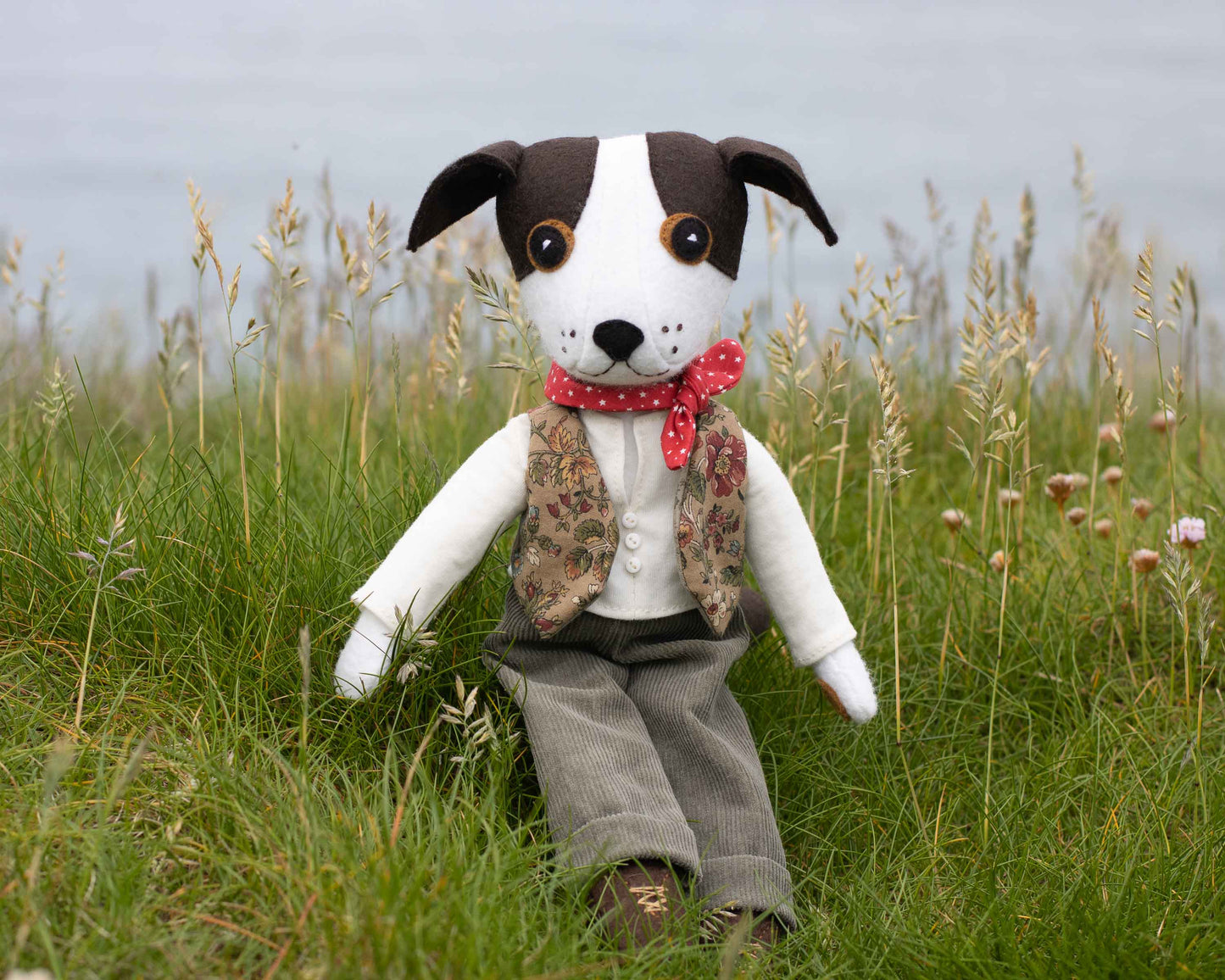 Toby the Dog Soft Toy Sewing Pattern