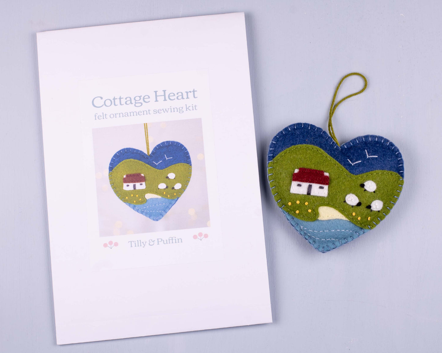 Cottage Heart Felt Ornament Sewing Kit