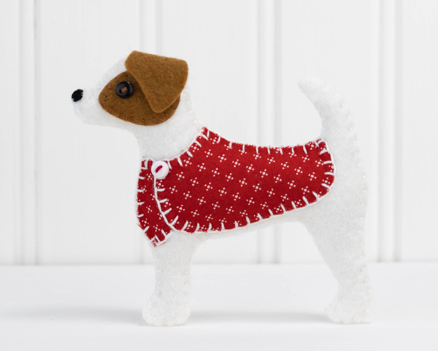 Jip the Jack Russell Terrier Felt Ornament