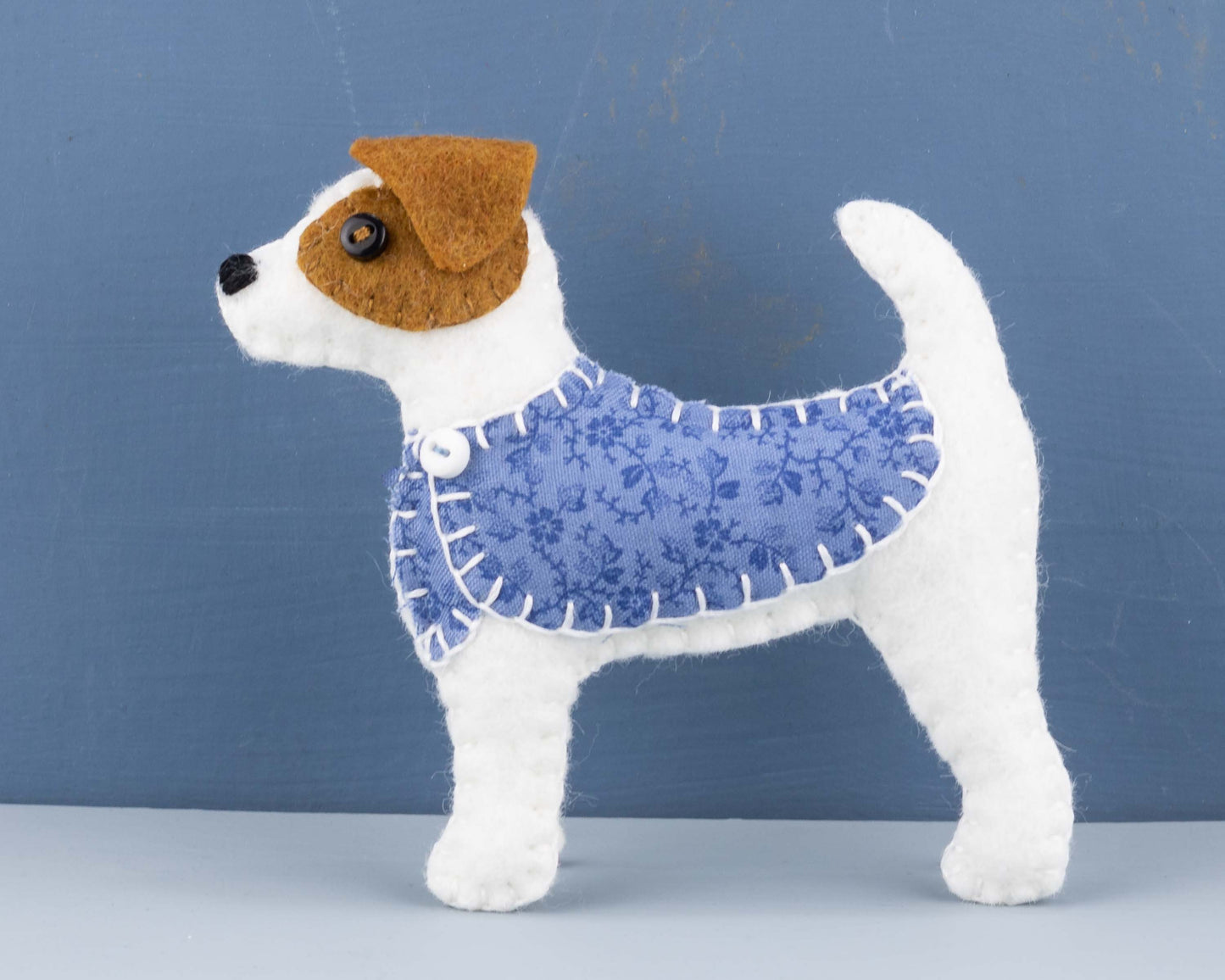 Jip the Jack Russell Felt Dog Ornament