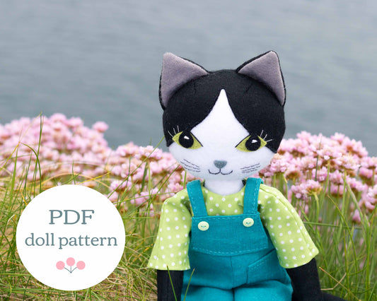 Puffin the Cat Sewing Pattern